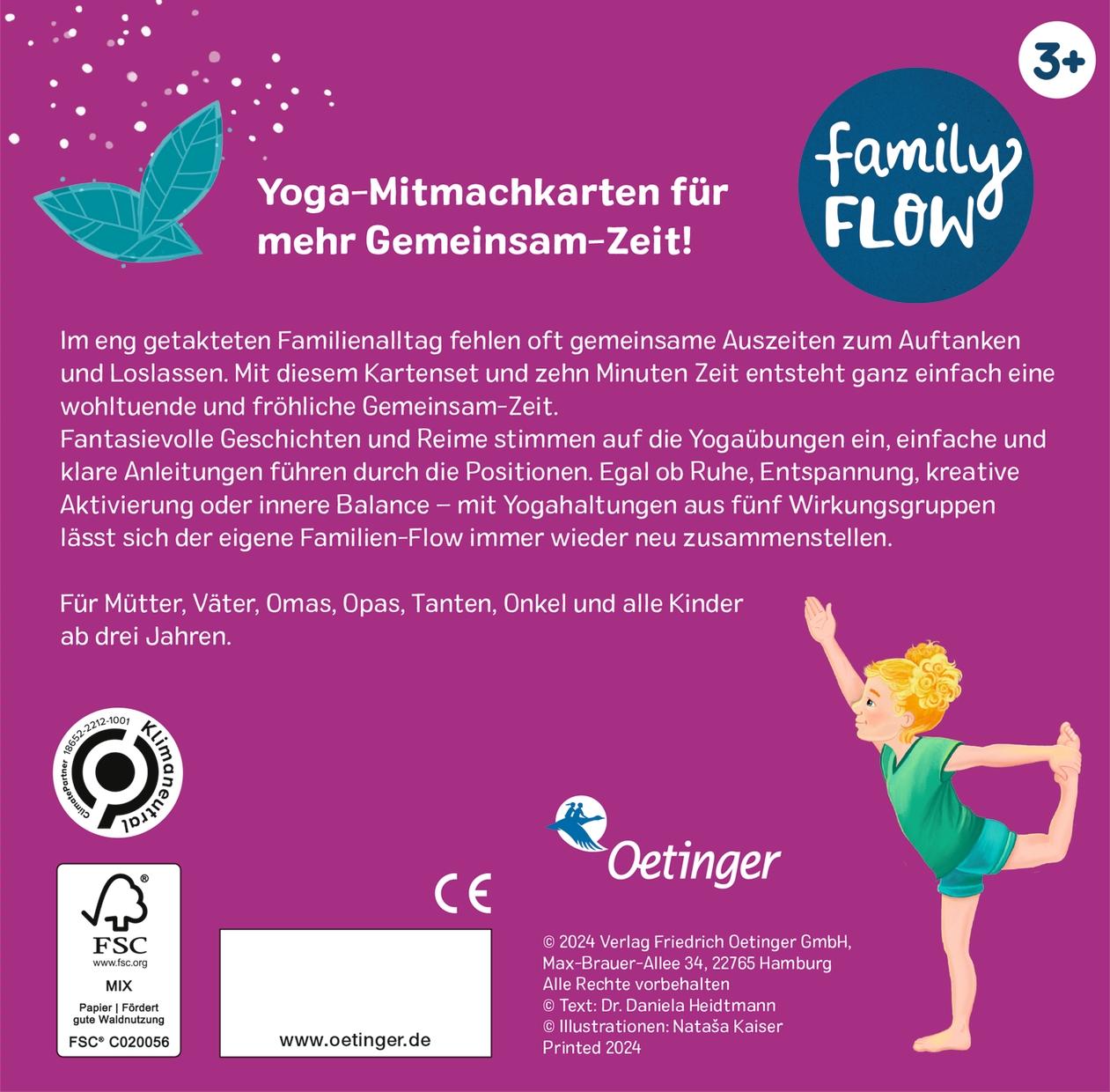 Rückseitencover FamilyFlow. Familien-Yoga