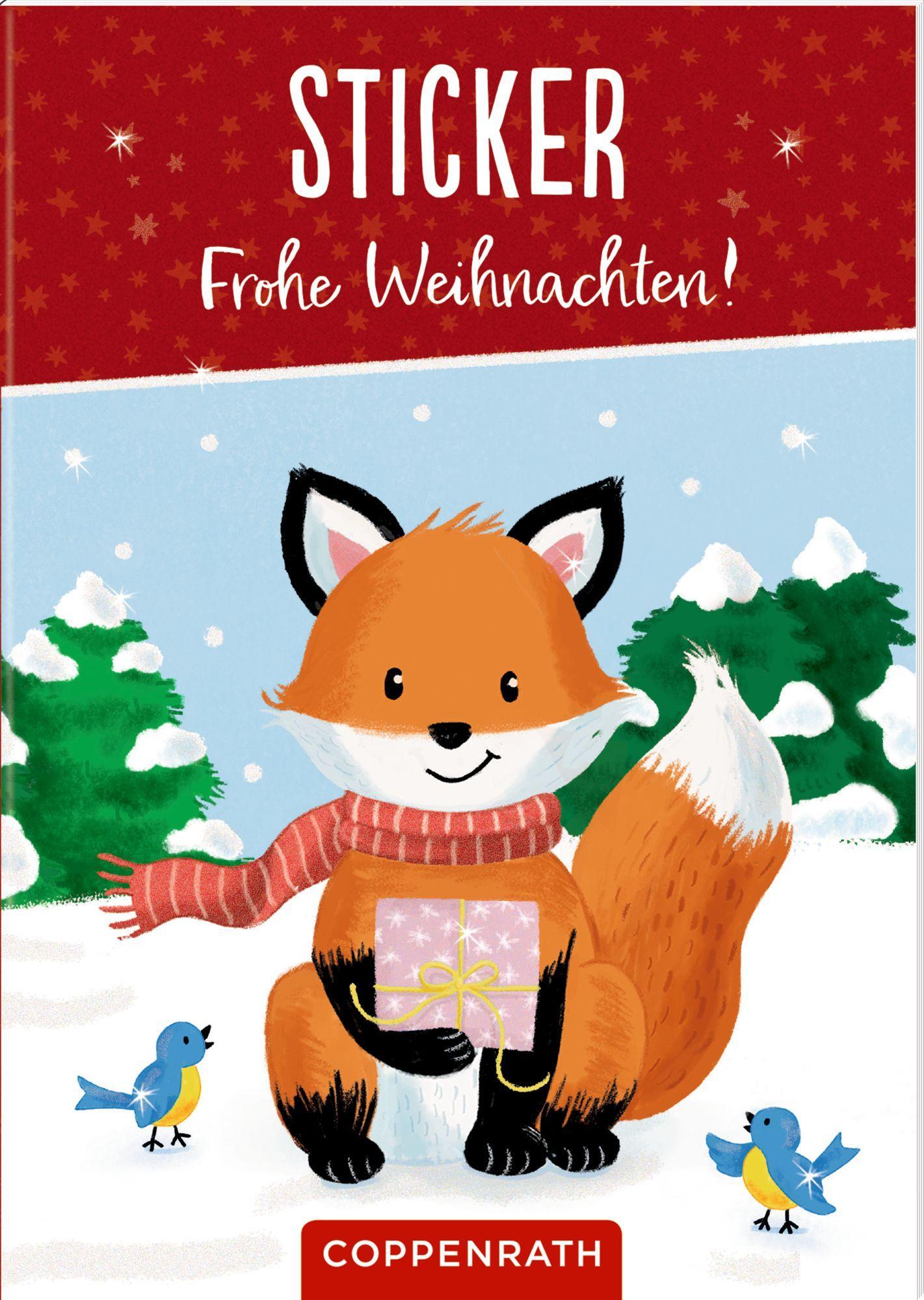 Vorderes Coverbild Sticker Frohe Weihnachten