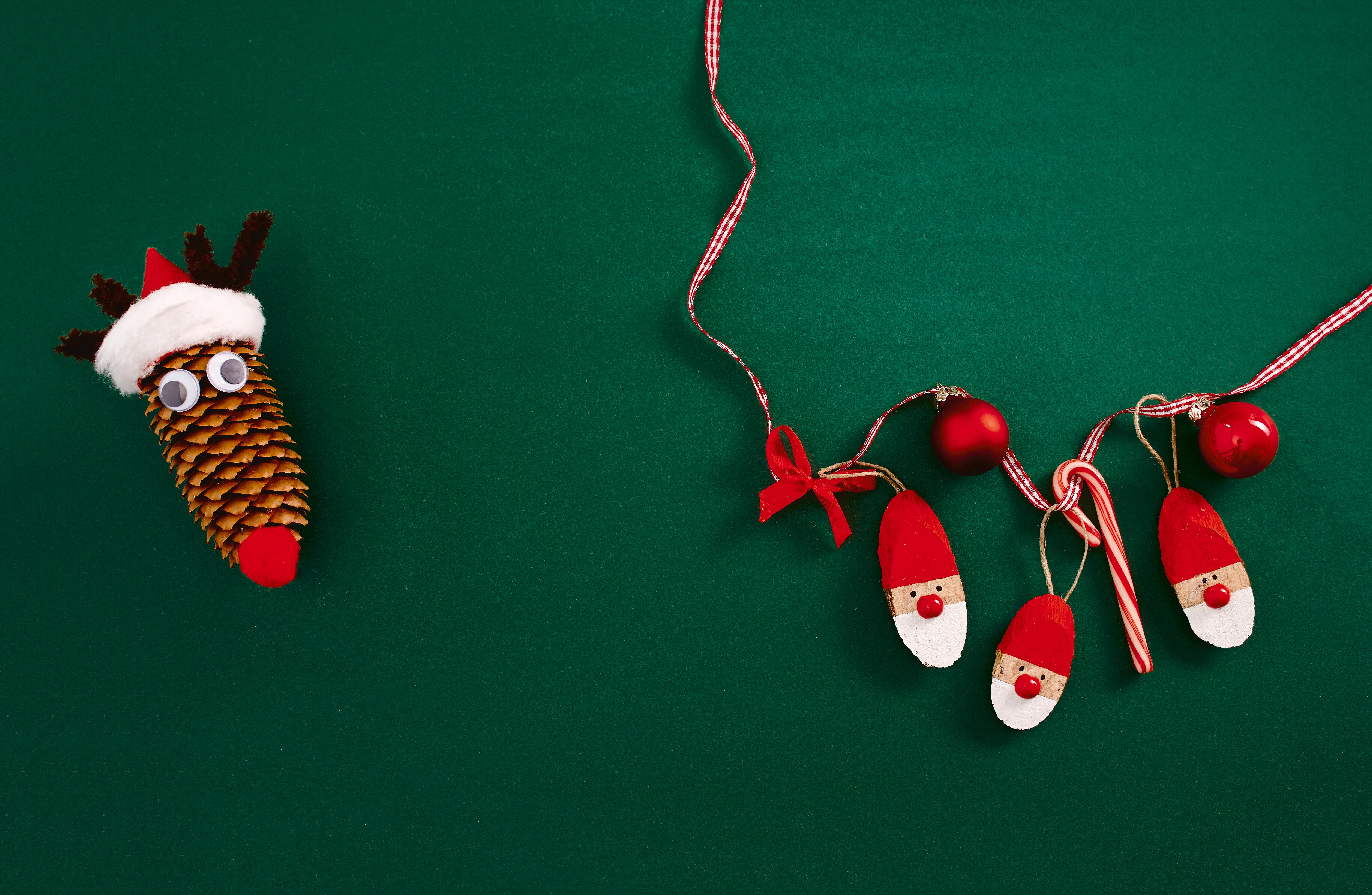 Beispielinhalt (Bild) Das Weihnachtsbastelbuch für Kids