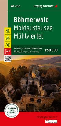 Vorderes Coverbild Böhmerwald, Wander-, Rad- und Freizeitkarte 1:50.000, freytag & berndt, WK 262