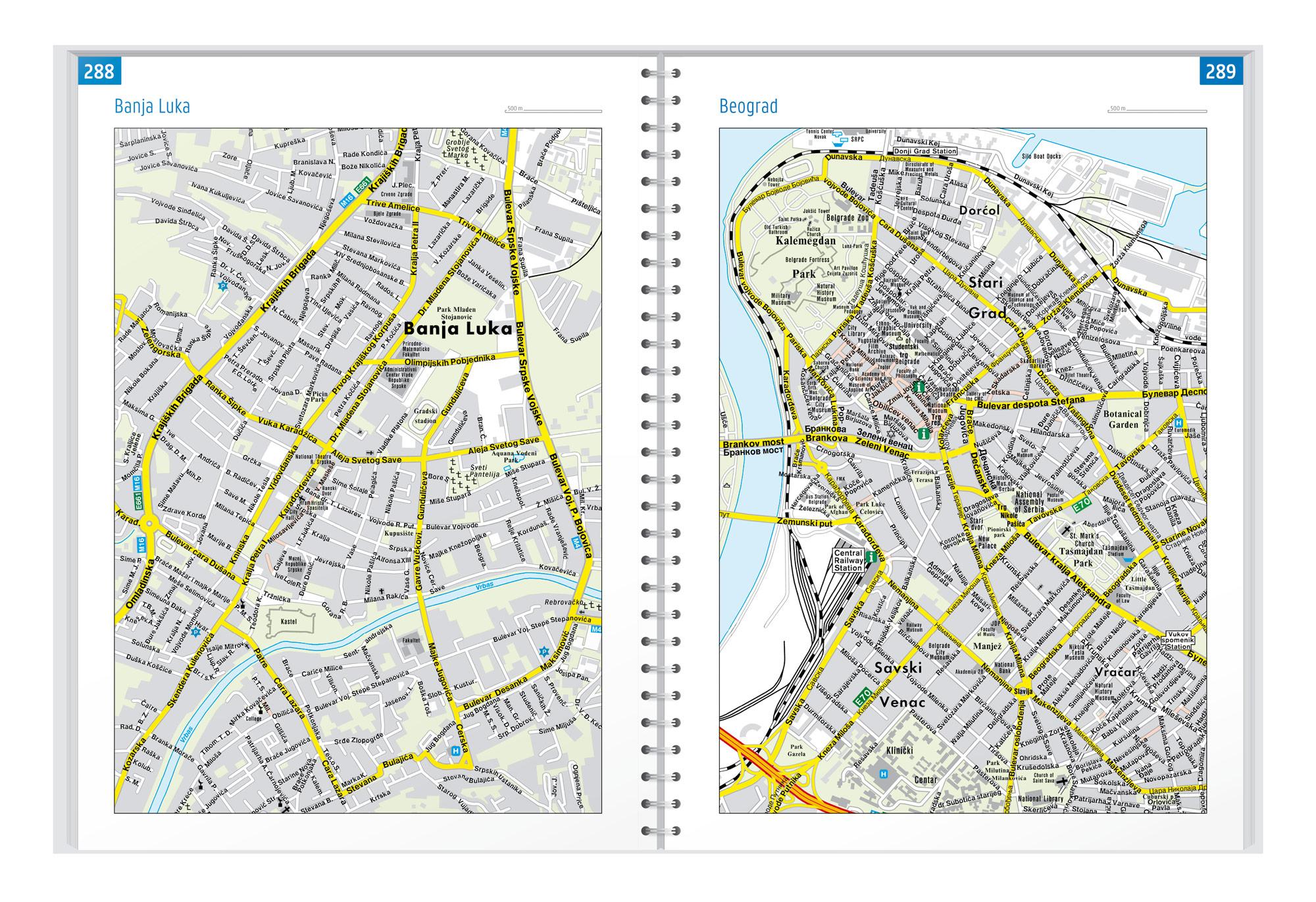 Beispielinhalt (Bild) Westbalkan, Autoatlas 1:150.000, freytag & berndt
