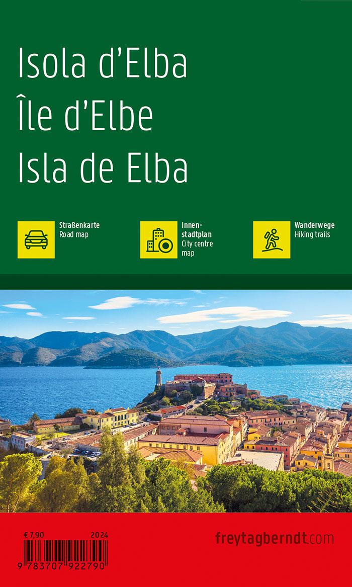 Rückseitencover Elba, Straßen- und Freizeitkarte 1:45.000, freytag & berndt