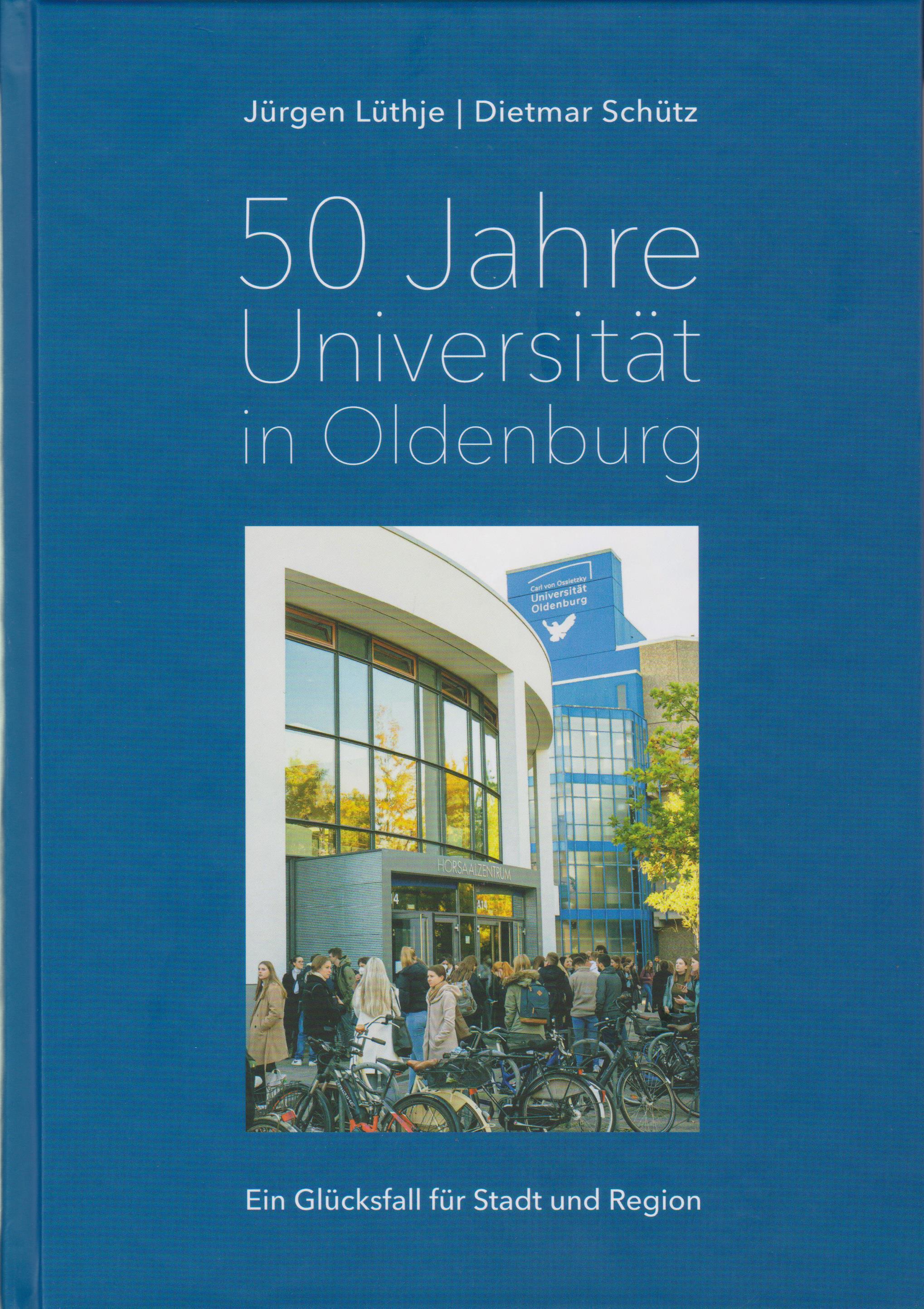 Vorderes Coverbild 50 Jahre Universität in Oldenburg