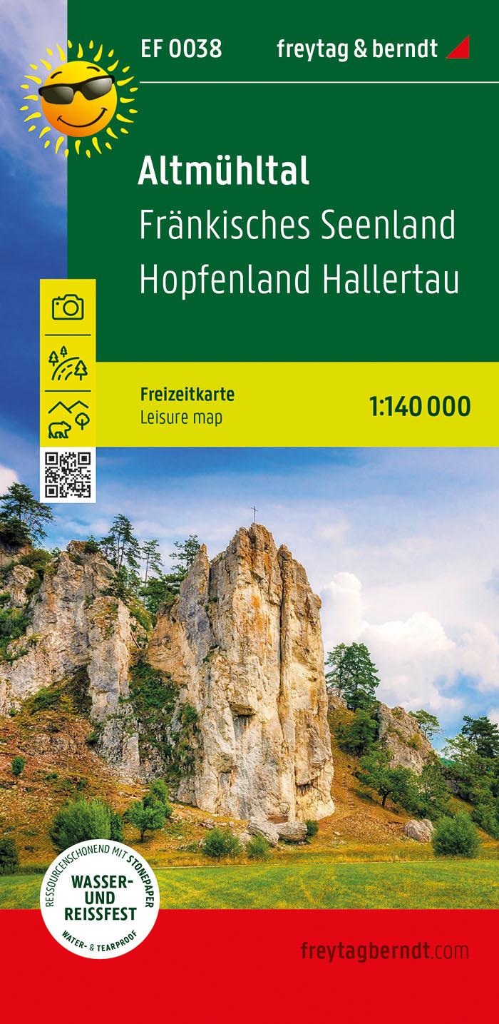 Vorderes Coverbild Altmühltal, Freizeitkarte 1:140.000, freytag & berndt