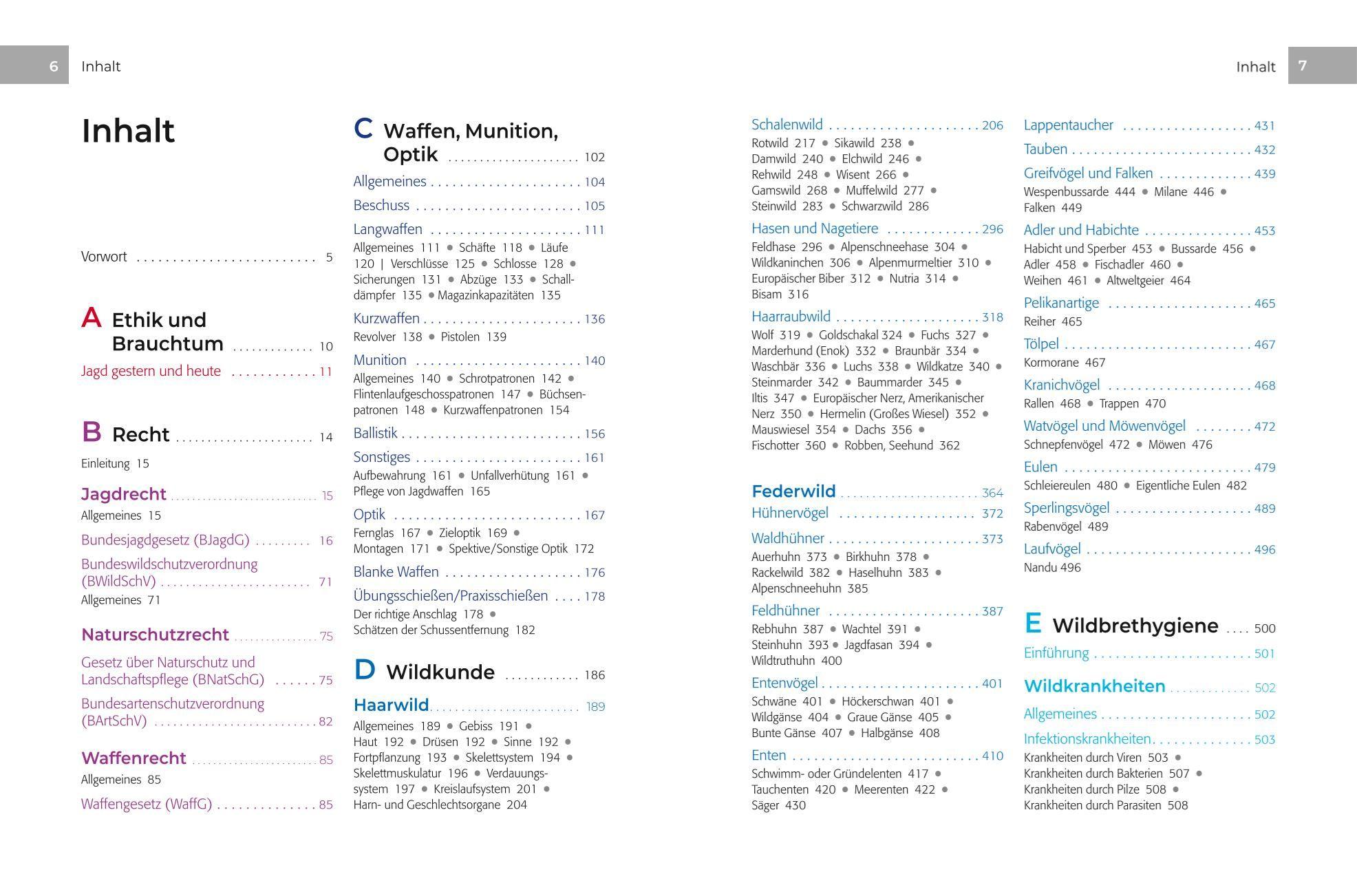 Beispielinhalt (Bild) Vor und nach der Jägerprüfung - Printausgabe