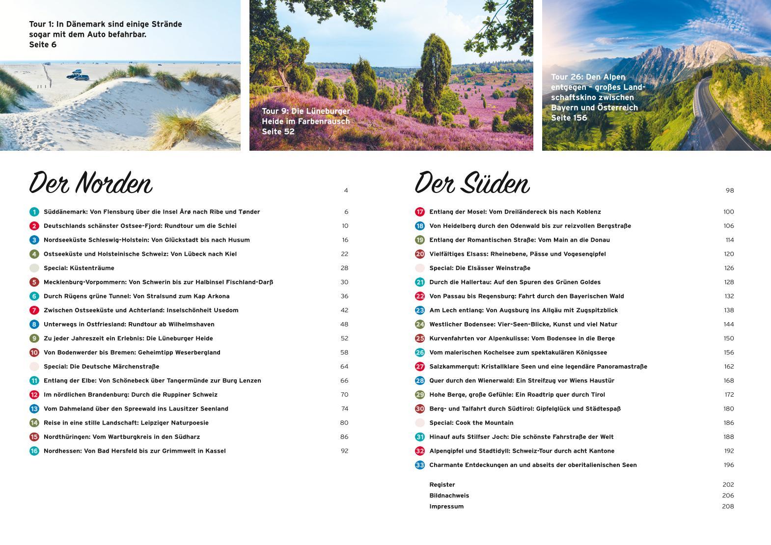 Beispielinhalt (Bild) 33 Traumstraßen