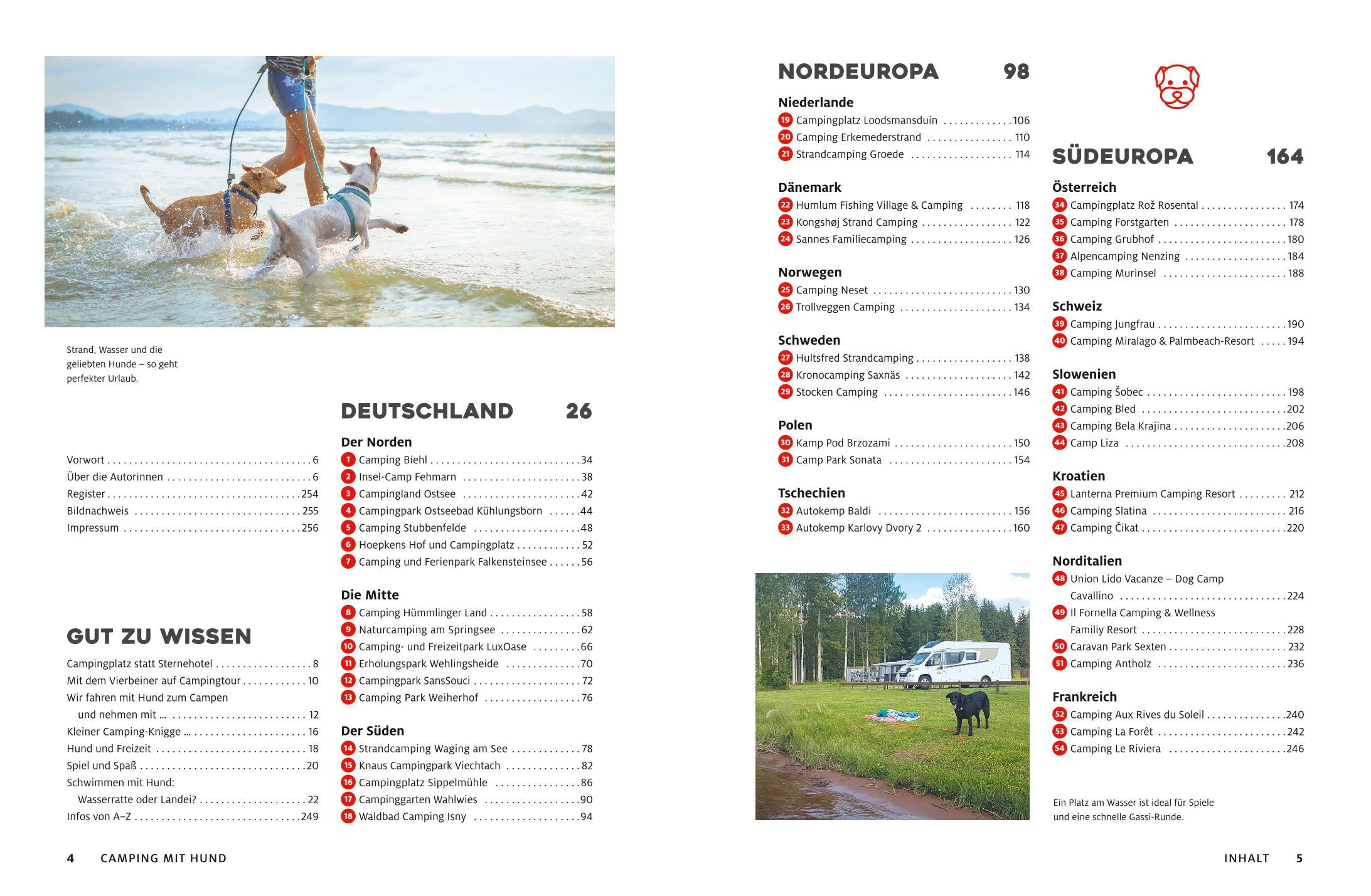 Beispielinhalt (Bild) Yes we camp! Camping mit Hund