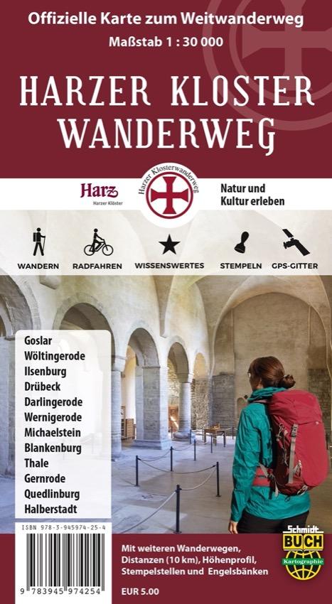 Vorderes Coverbild Harzer Kloster-Wanderweg