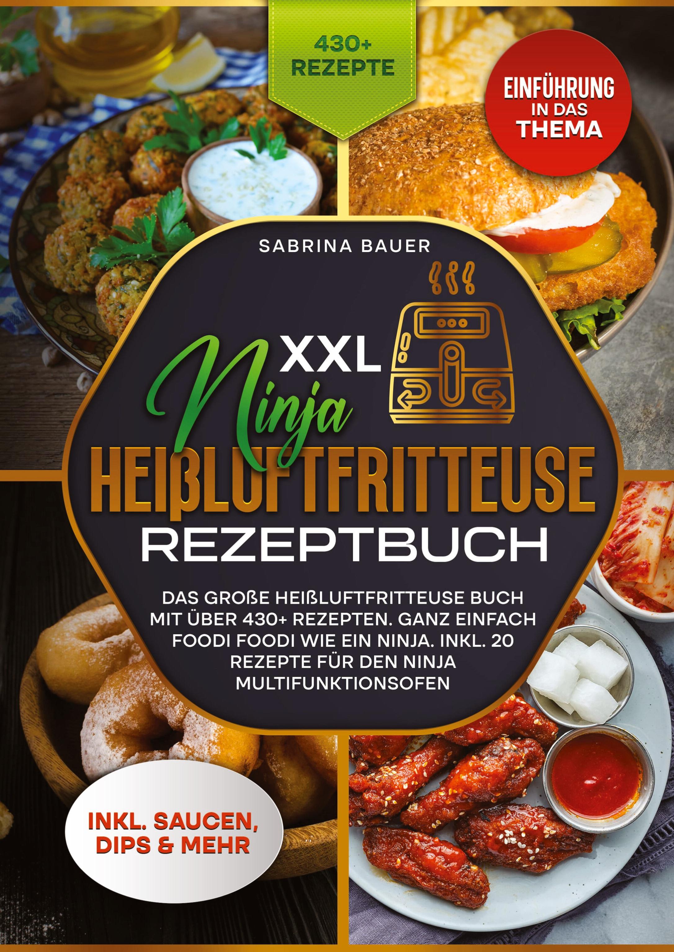 Vorderes Coverbild XXL Ninja Heißluftfritteuse Rezeptbuch