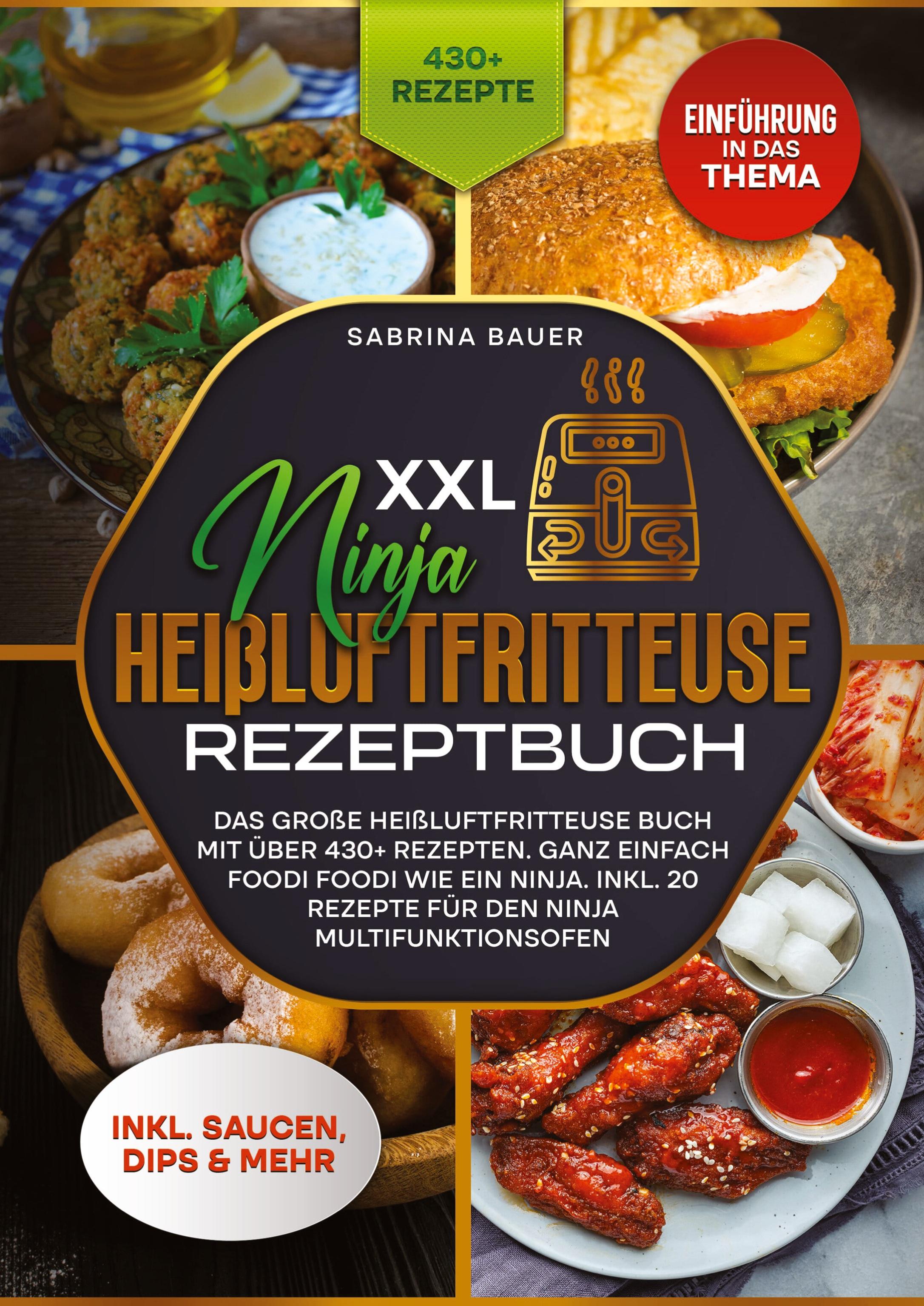 Vorderes Coverbild XXL Ninja Heißluftfritteuse Rezeptbuch