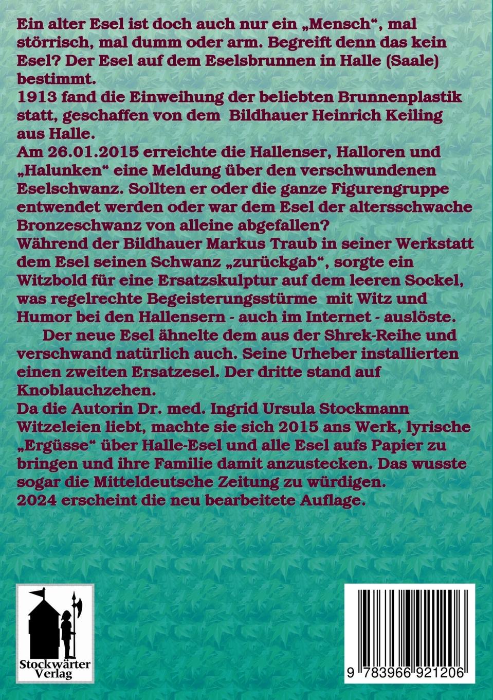 Rückseitencover Ich bin ein alter Esel