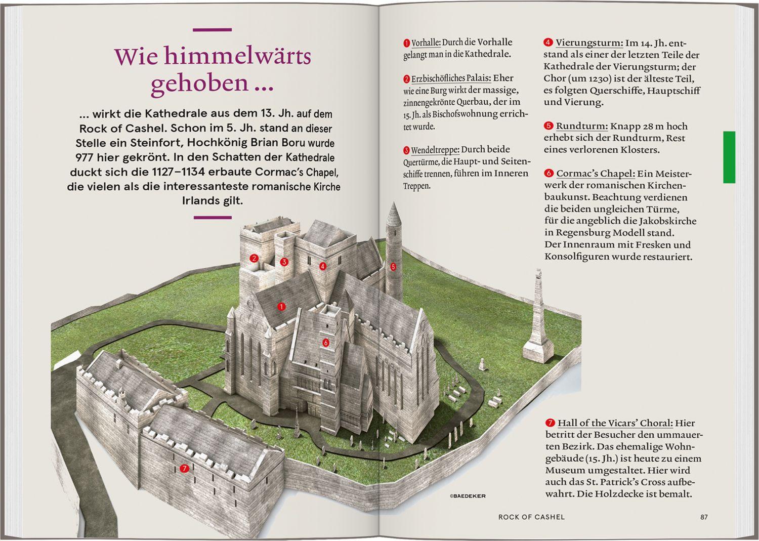 Beispielinhalt (Bild) Baedeker SMART Reiseführer Irland