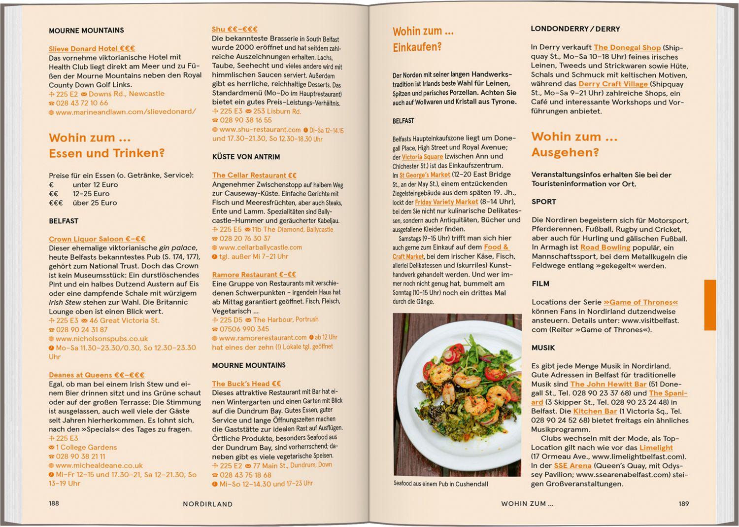 Beispielinhalt (Bild) Baedeker SMART Reiseführer Irland