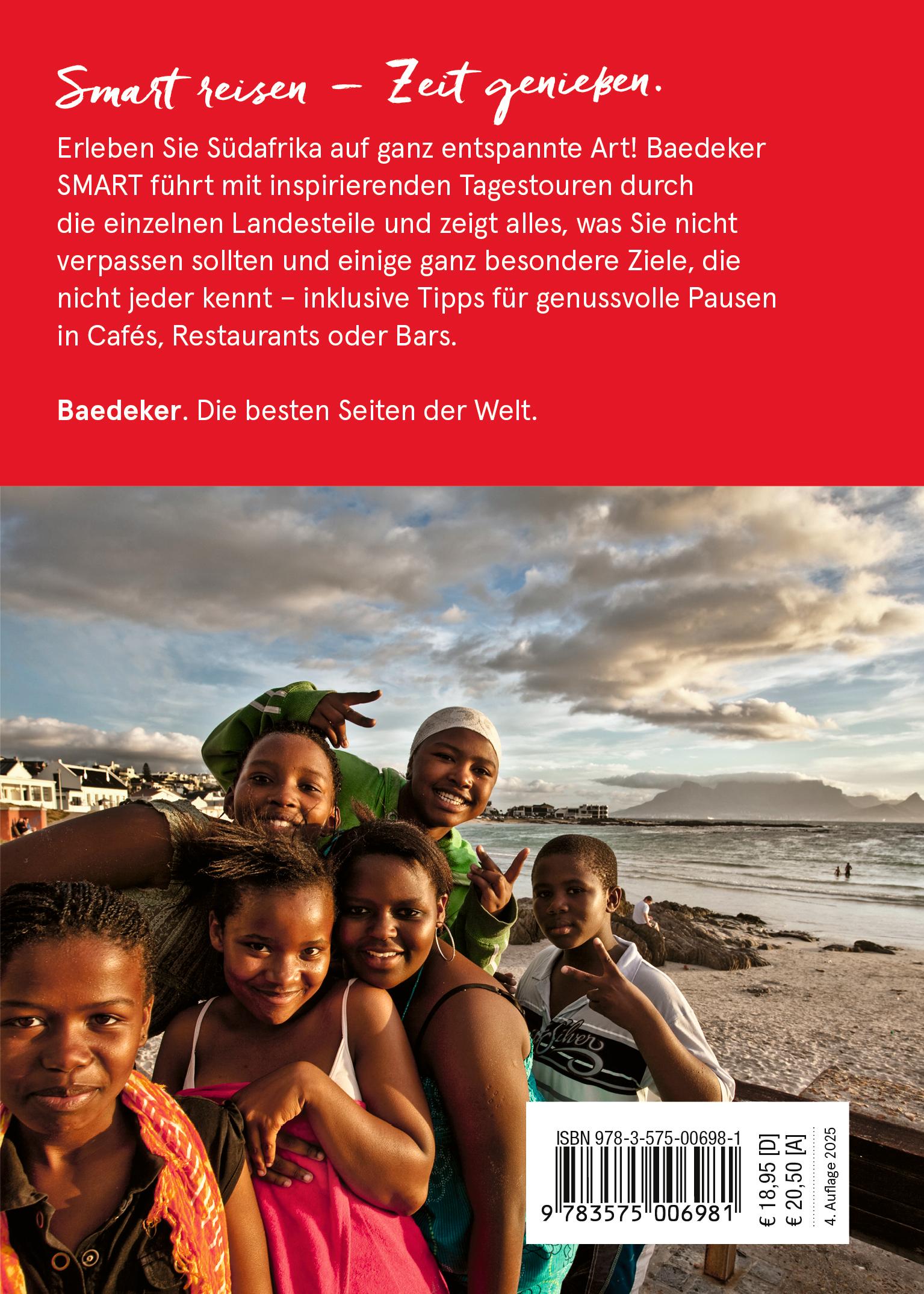Rückseitencover Baedeker SMART Reiseführer Südafrika