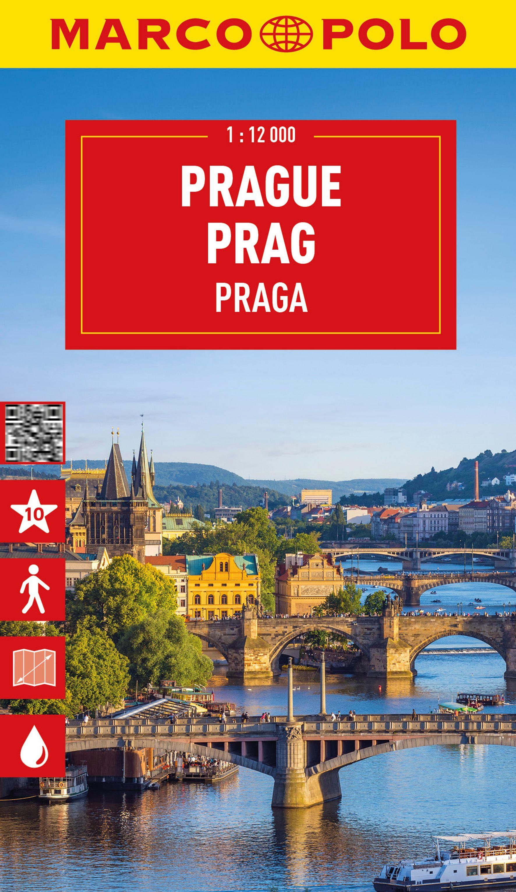 Vorderes Coverbild MARCO POLO Cityplan Prag 1:12.000