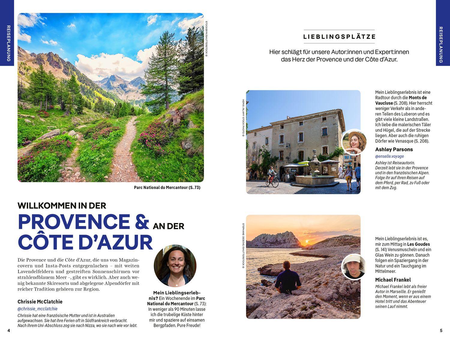 Beispielinhalt (Bild) LONELY PLANET Reiseführer Provence & Côte d'Azur