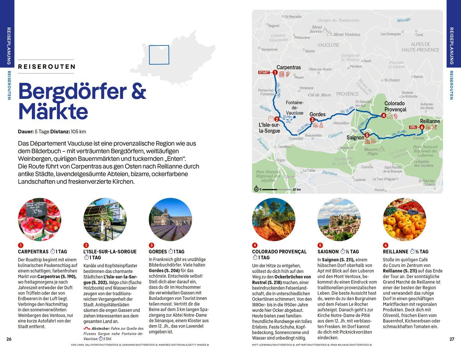 Beispielinhalt (Bild) LONELY PLANET Reiseführer Provence & Côte d'Azur