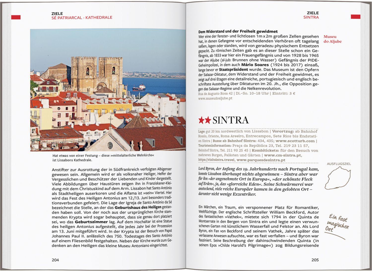 Beispielinhalt (Bild) Baedeker Reiseführer Lissabon