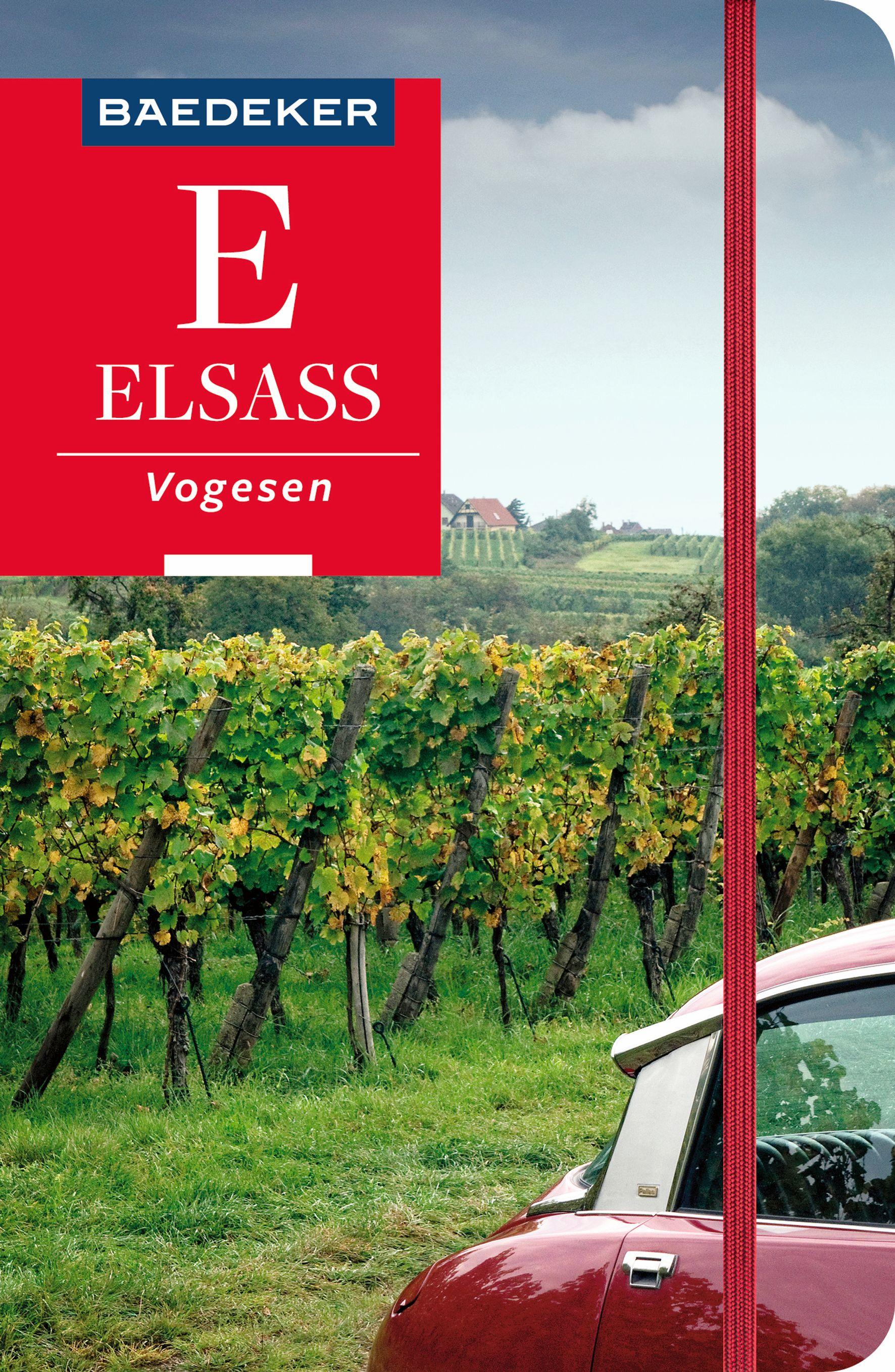 Vorderes Coverbild Baedeker Reiseführer Elsass, Vogesen