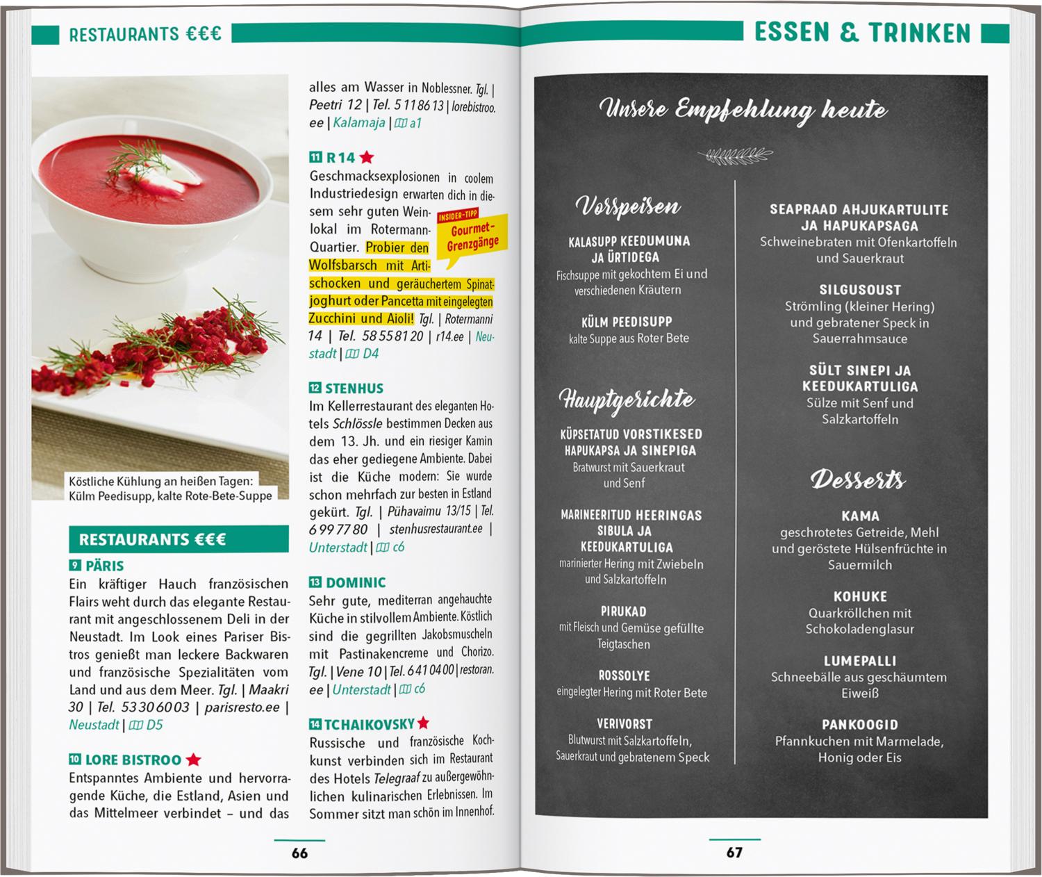 Beispielinhalt (Bild) MARCO POLO Reiseführer Tallinn