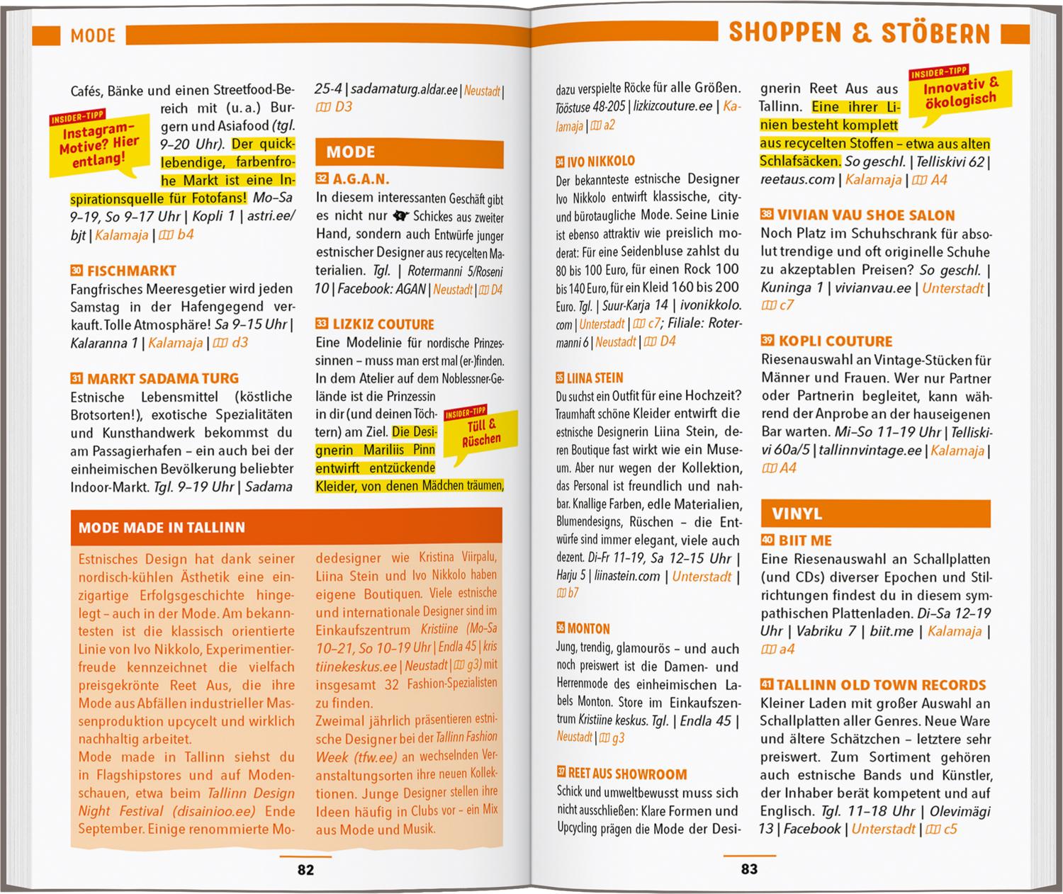 Beispielinhalt (Bild) MARCO POLO Reiseführer Tallinn