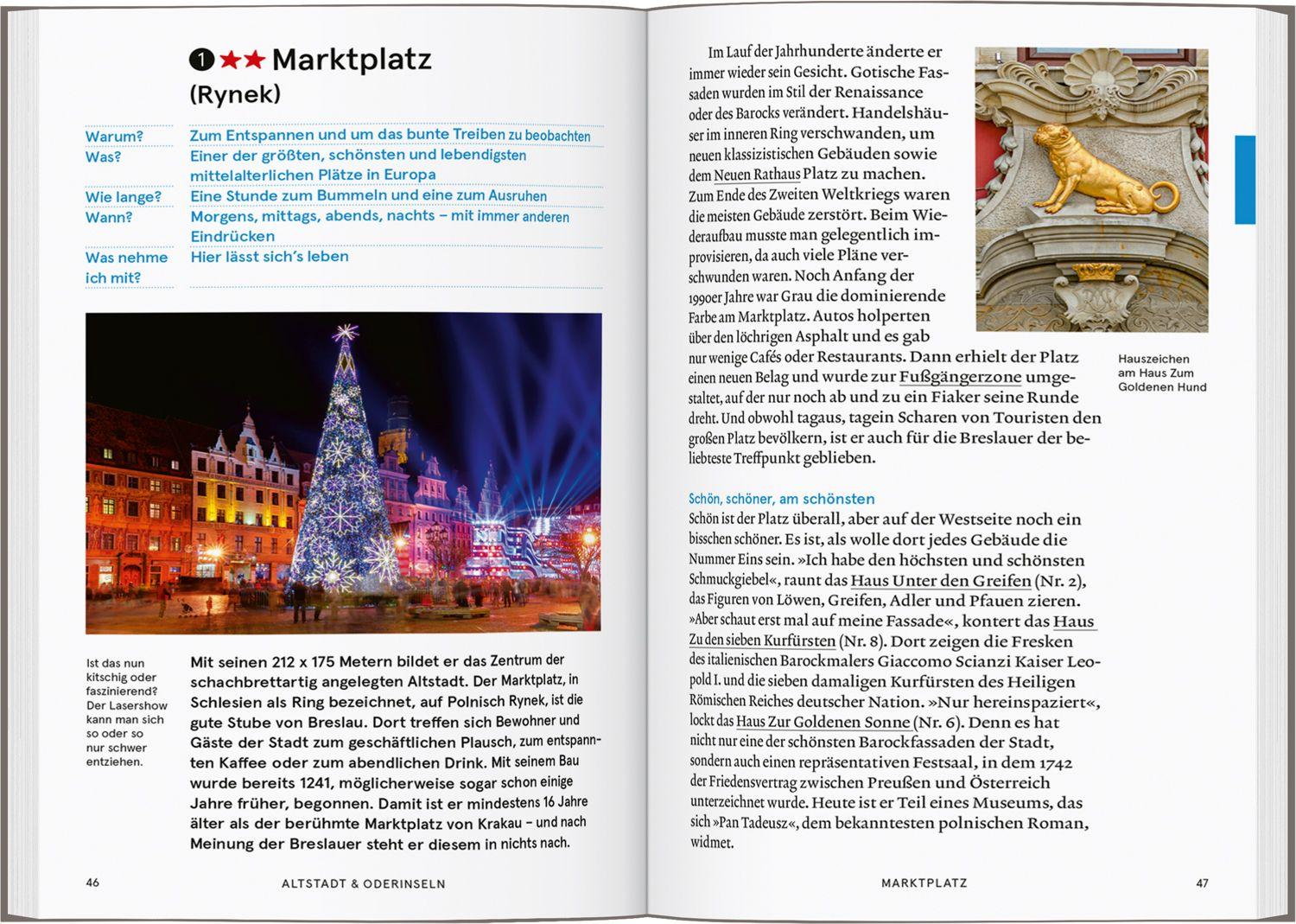 Beispielinhalt (Bild) Baedeker SMART Reiseführer Breslau & Schlesien