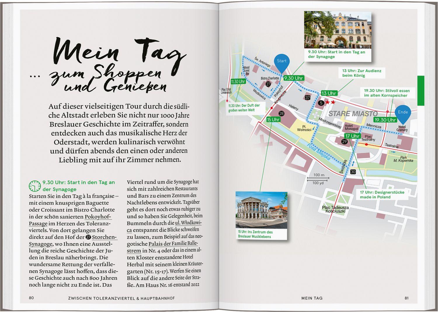 Beispielinhalt (Bild) Baedeker SMART Reiseführer Breslau & Schlesien