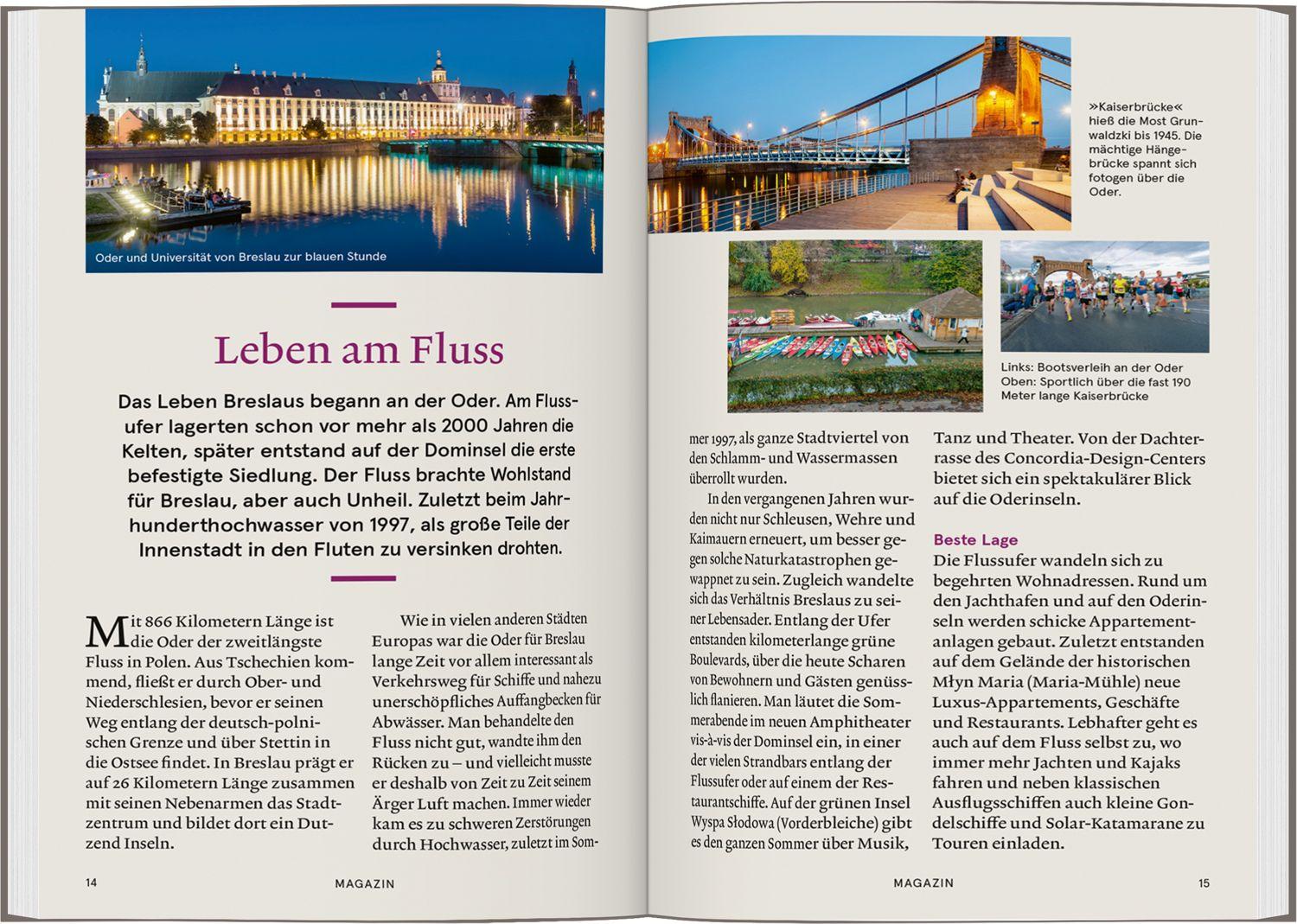 Beispielinhalt (Bild) Baedeker SMART Reiseführer Breslau & Schlesien