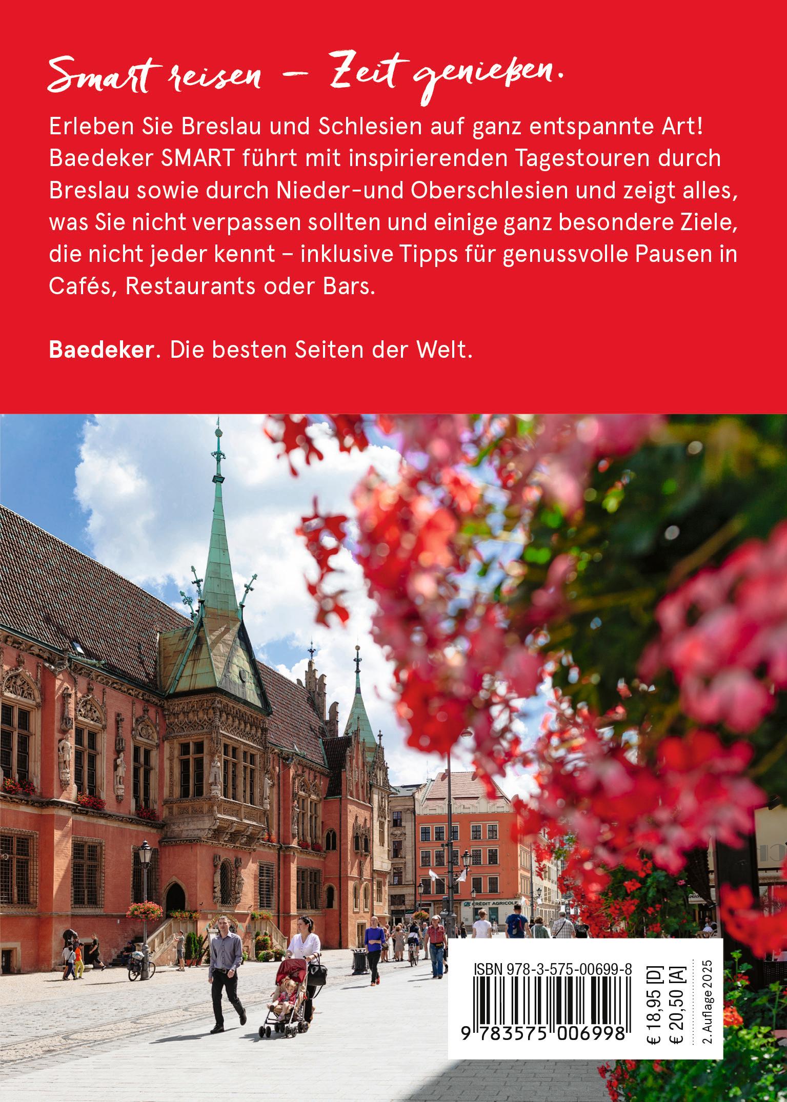 Rückseitencover Baedeker SMART Reiseführer Breslau & Schlesien