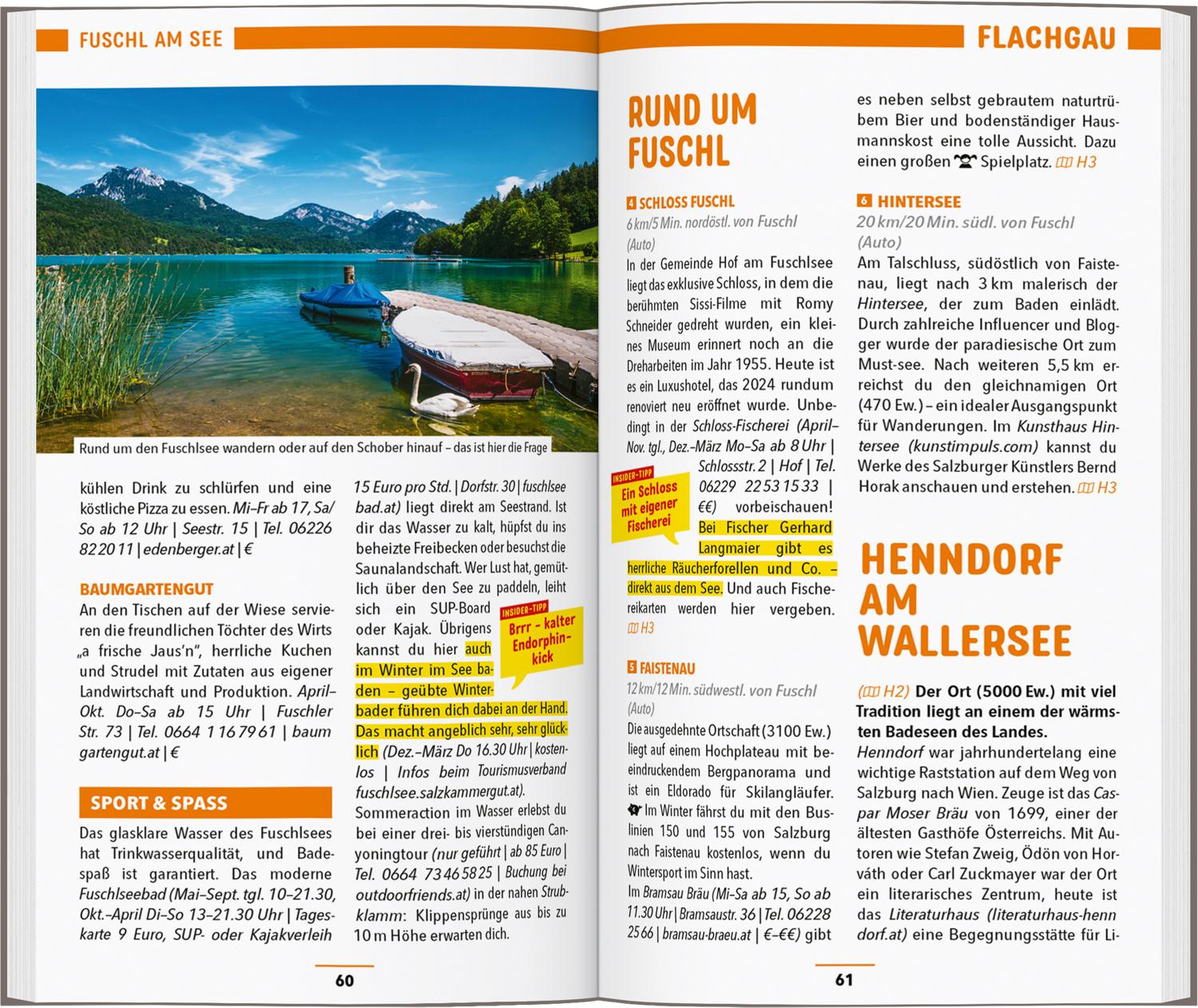 Beispielinhalt (Bild) MARCO POLO Reiseführer Salzburg, Salzkammergut, Salzburger Land