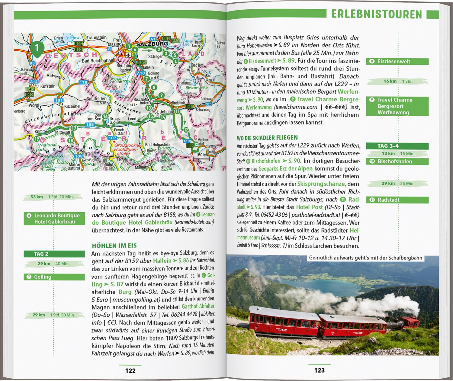 Beispielinhalt (Bild) MARCO POLO Reiseführer Salzburg, Salzkammergut, Salzburger Land