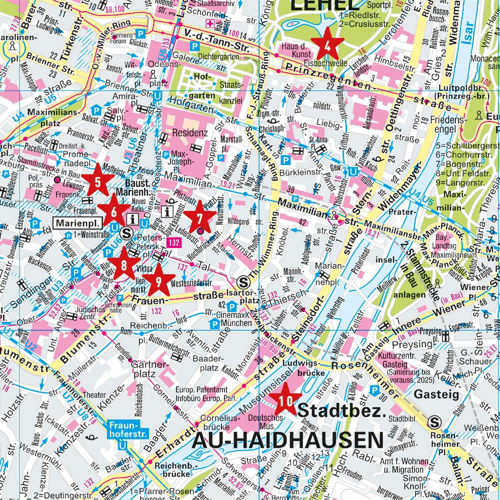 Beispielinhalt (Bild) MARCO POLO Cityplan München 1:16.000