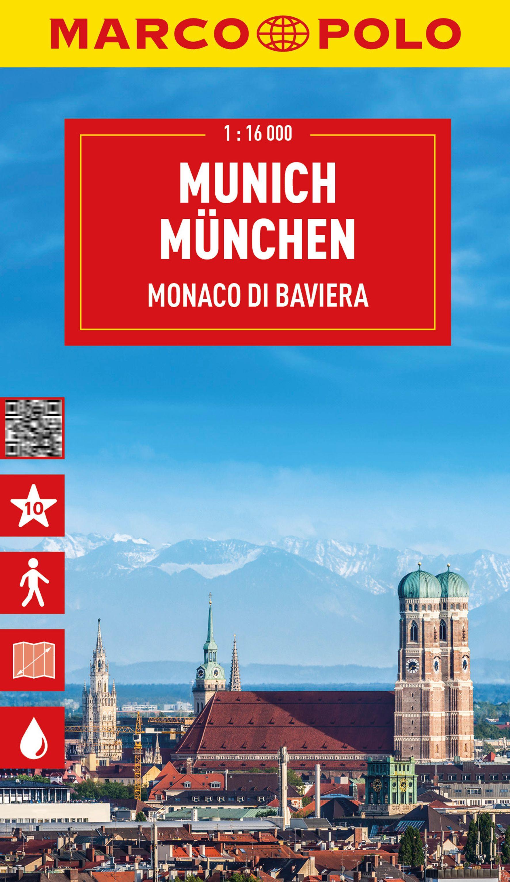 Vorderes Coverbild MARCO POLO Cityplan München 1:16.000