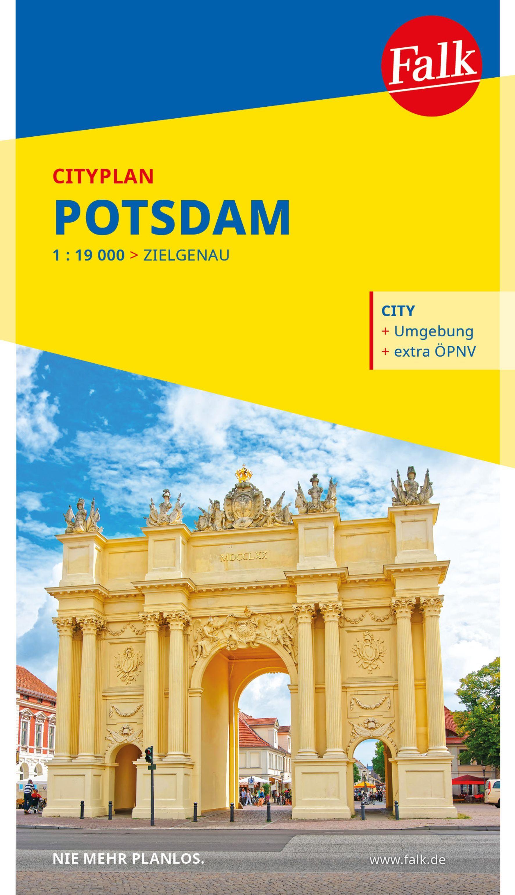 Vorderes Coverbild Falk Cityplan Potsdam 1:19.000