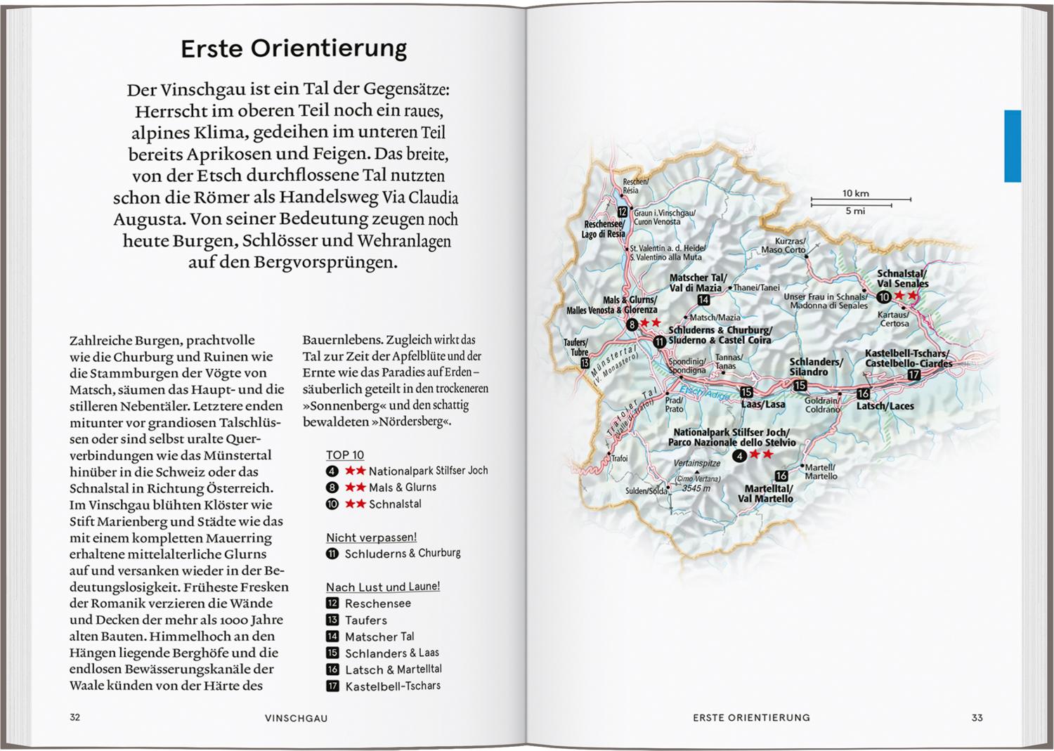 Beispielinhalt (Bild) Baedeker SMART Reiseführer Südtirol