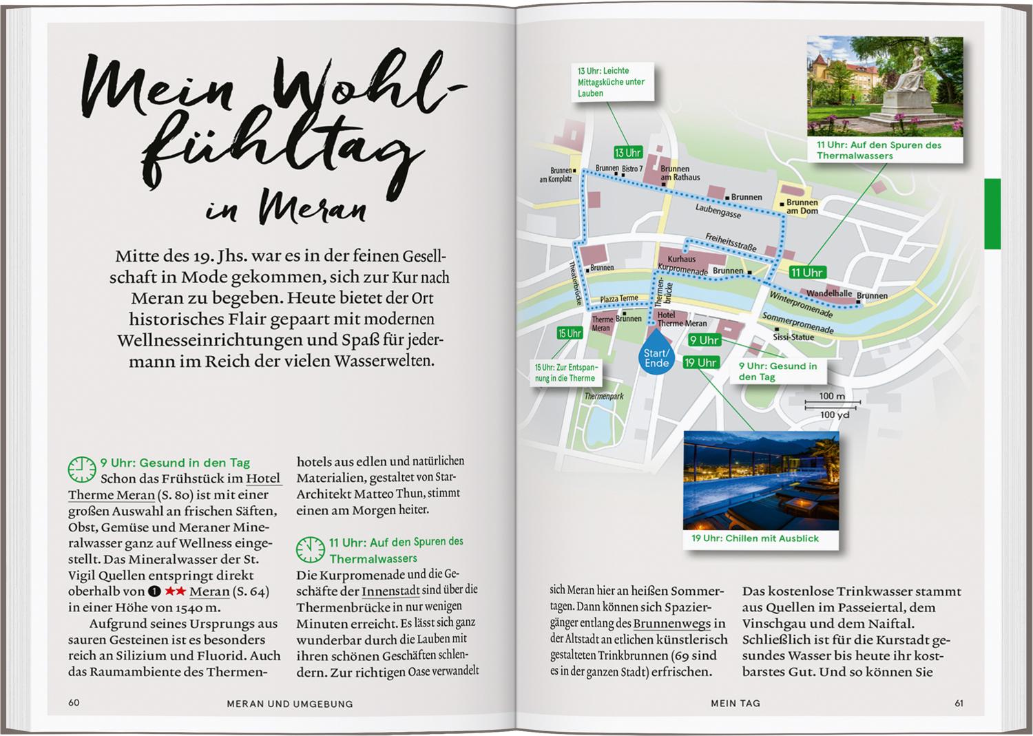 Beispielinhalt (Bild) Baedeker SMART Reiseführer Südtirol