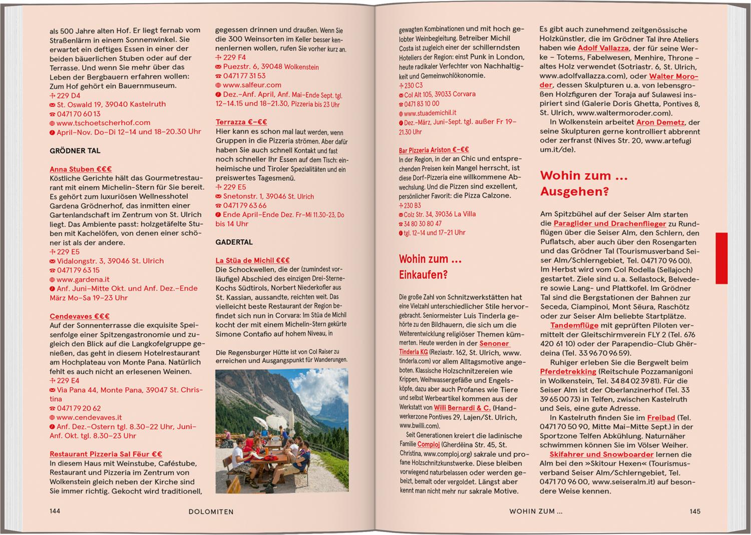Beispielinhalt (Bild) Baedeker SMART Reiseführer Südtirol