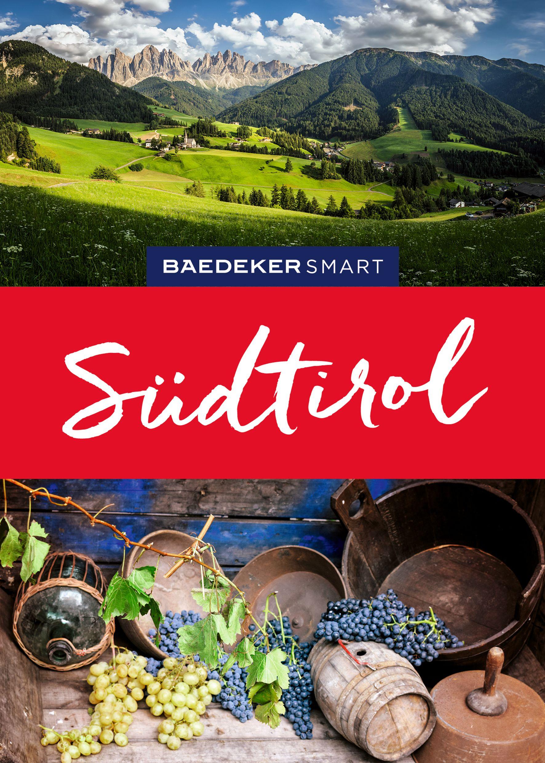 Vorderes Coverbild Baedeker SMART Reiseführer Südtirol