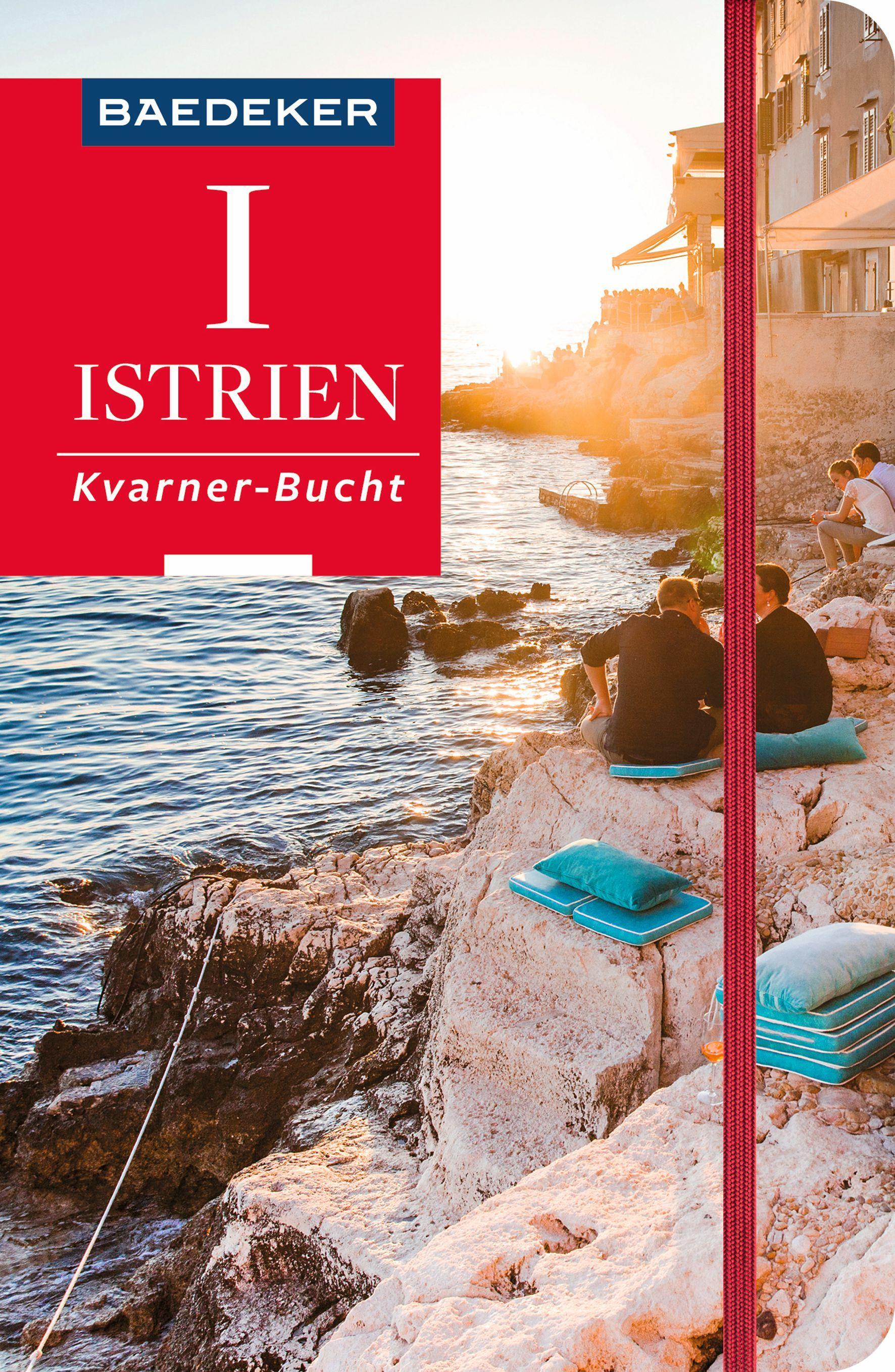Vorderes Coverbild Baedeker Reiseführer Istrien, Kvarner-Bucht
