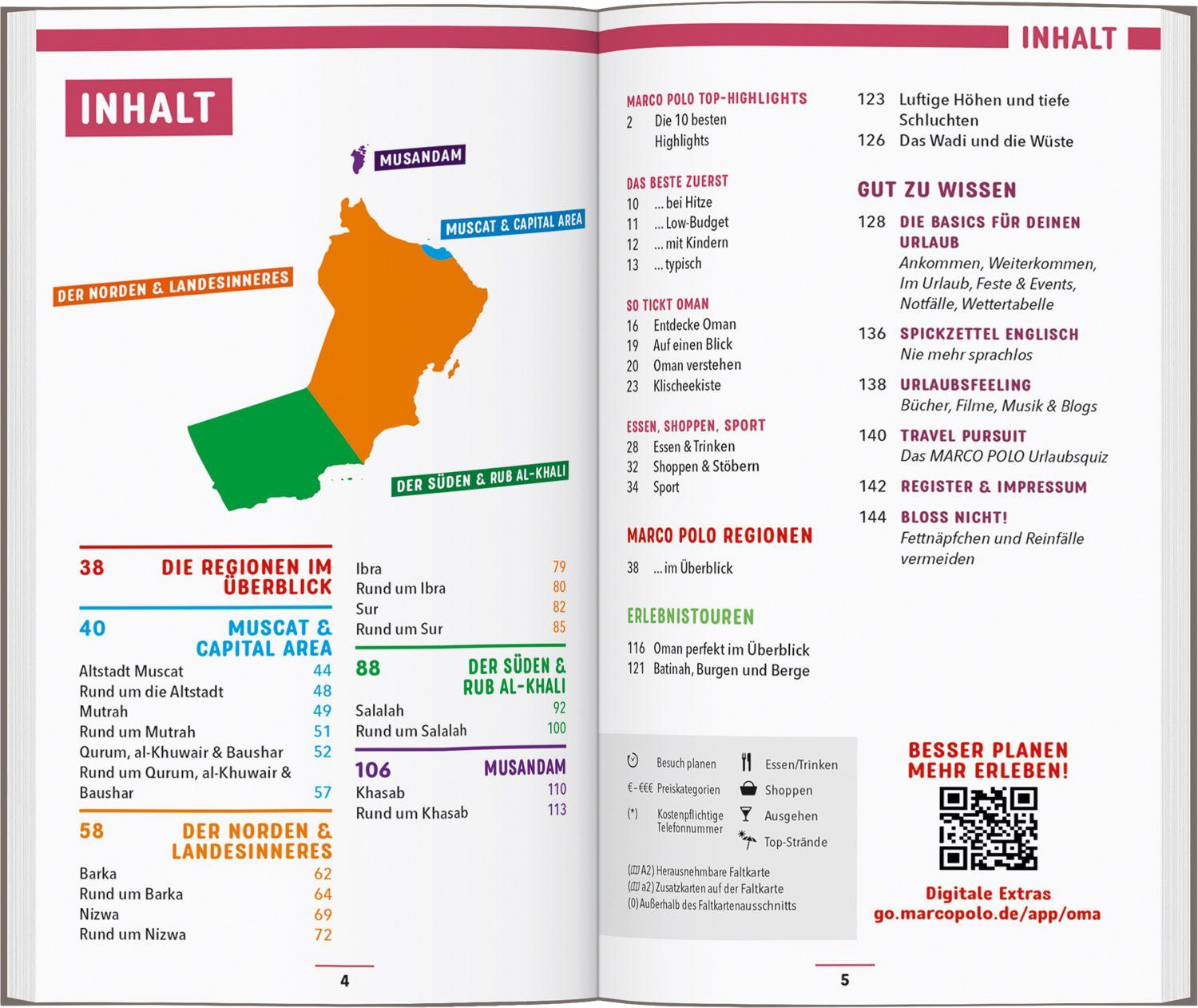 Beispielinhalt (Bild) MARCO POLO Reiseführer Oman