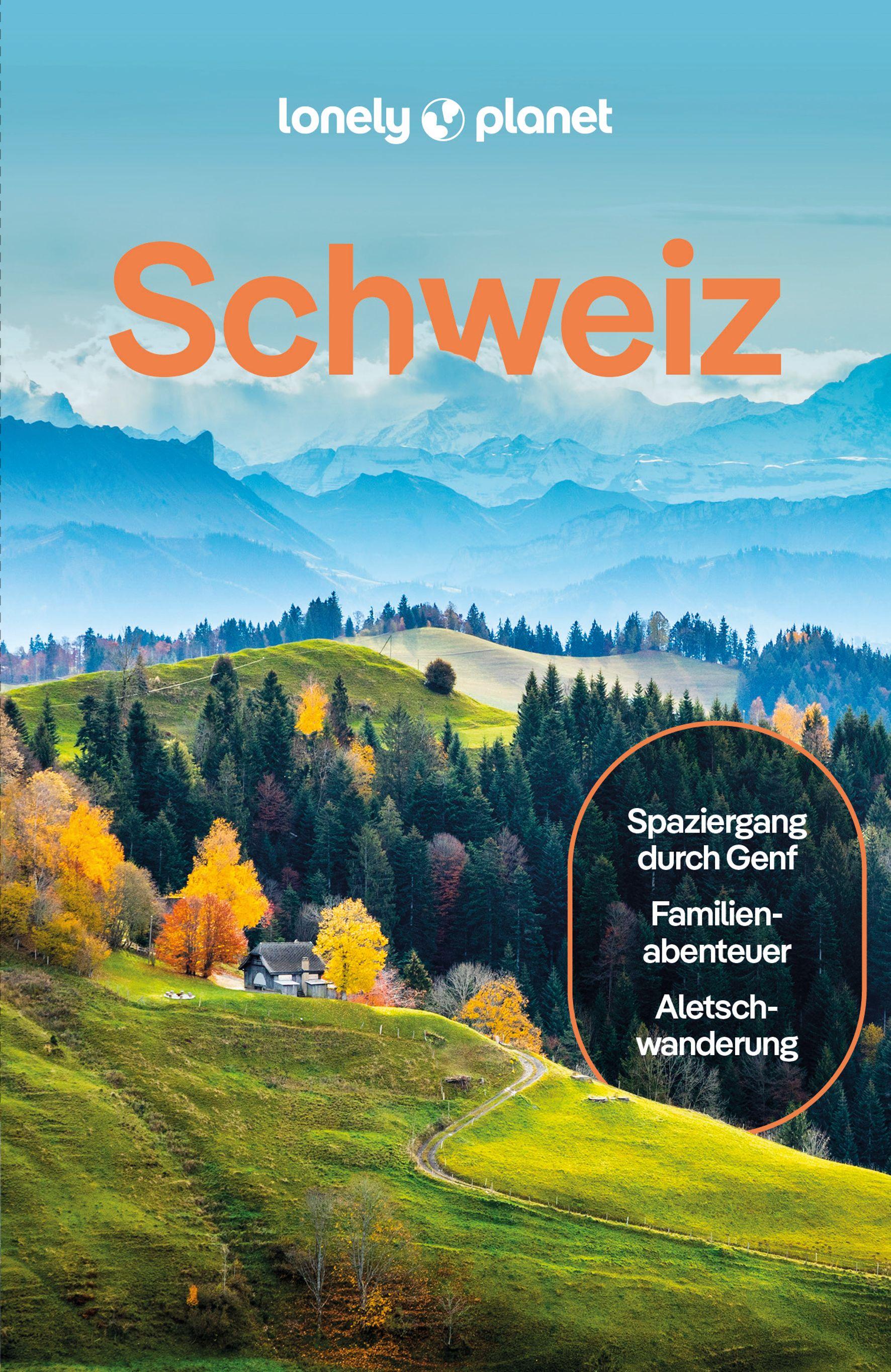 Vorderes Coverbild LONELY PLANET Reiseführer Schweiz