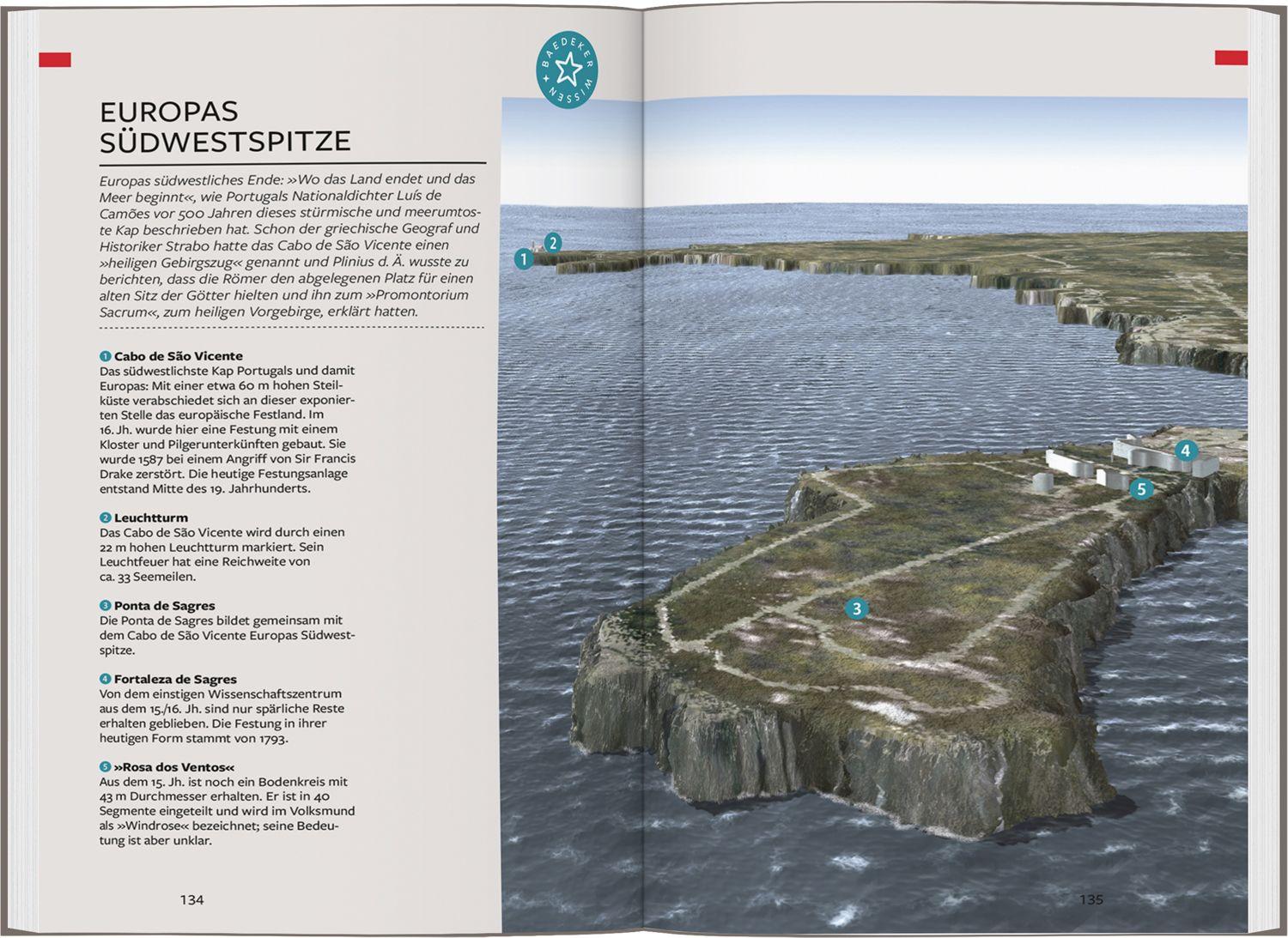 Beispielinhalt (Bild) Baedeker Reiseführer Algarve