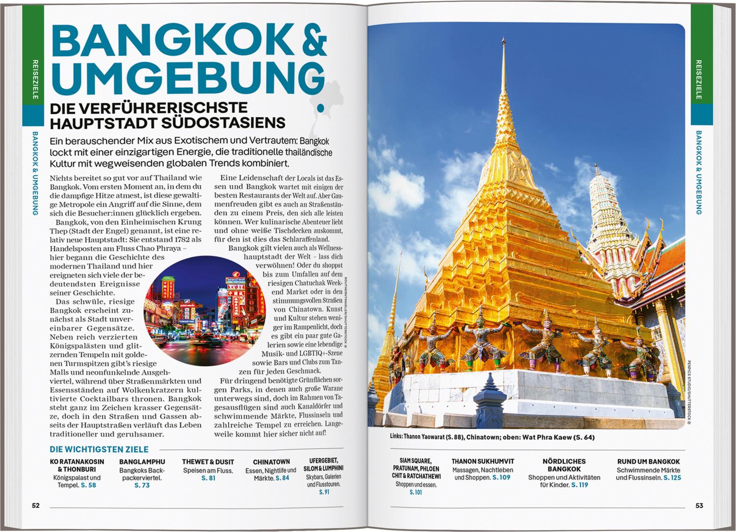Beispielinhalt (Bild) LONELY PLANET Reiseführer Thailand