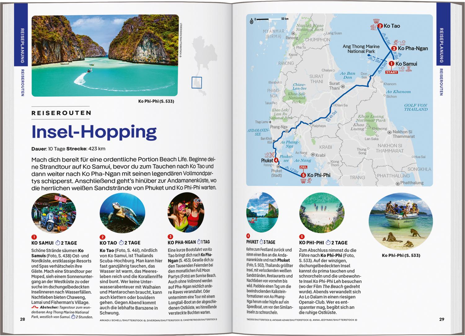 Beispielinhalt (Bild) LONELY PLANET Reiseführer Thailand