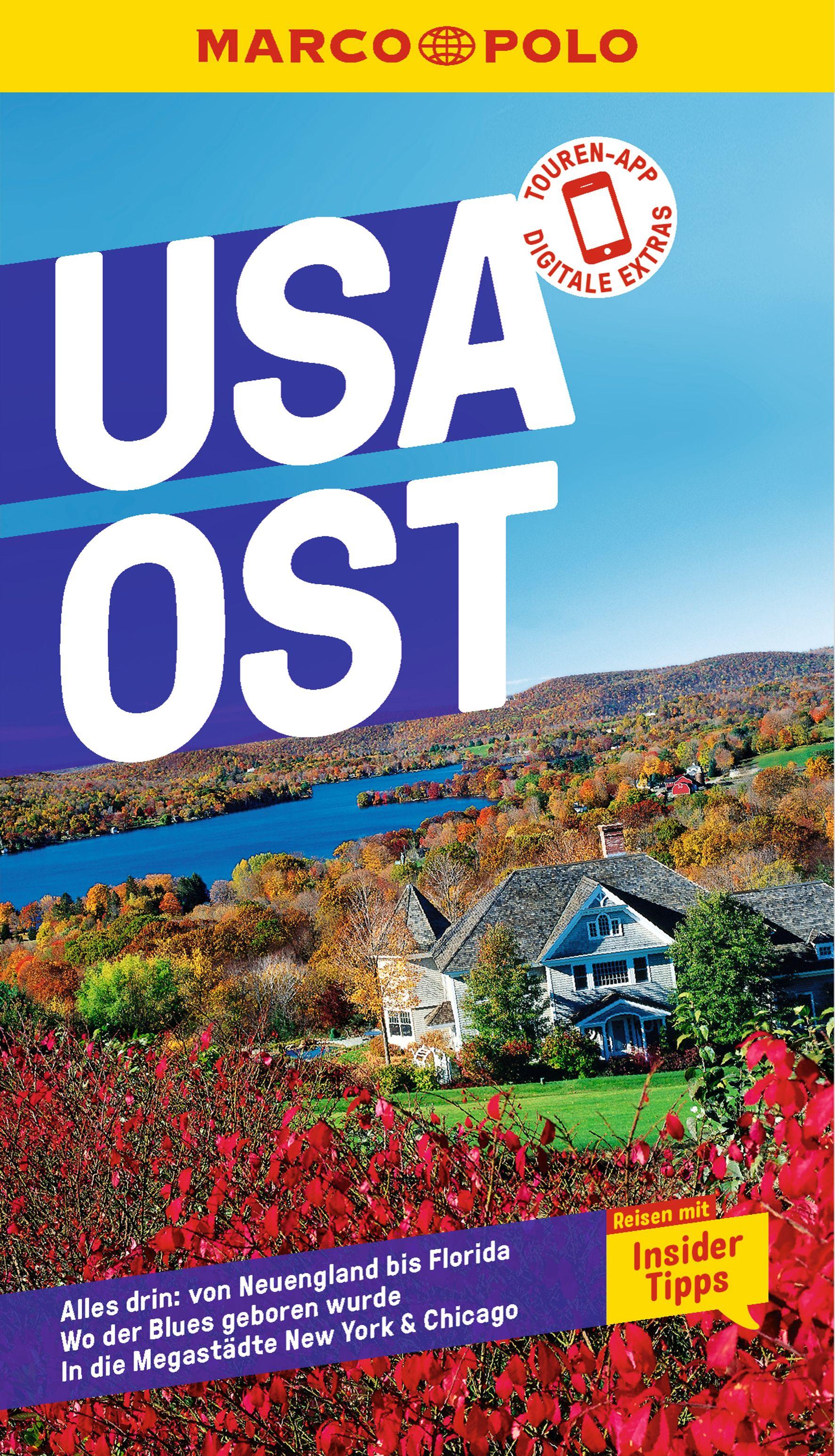 Vorderes Coverbild MARCO POLO Reiseführer USA Ost