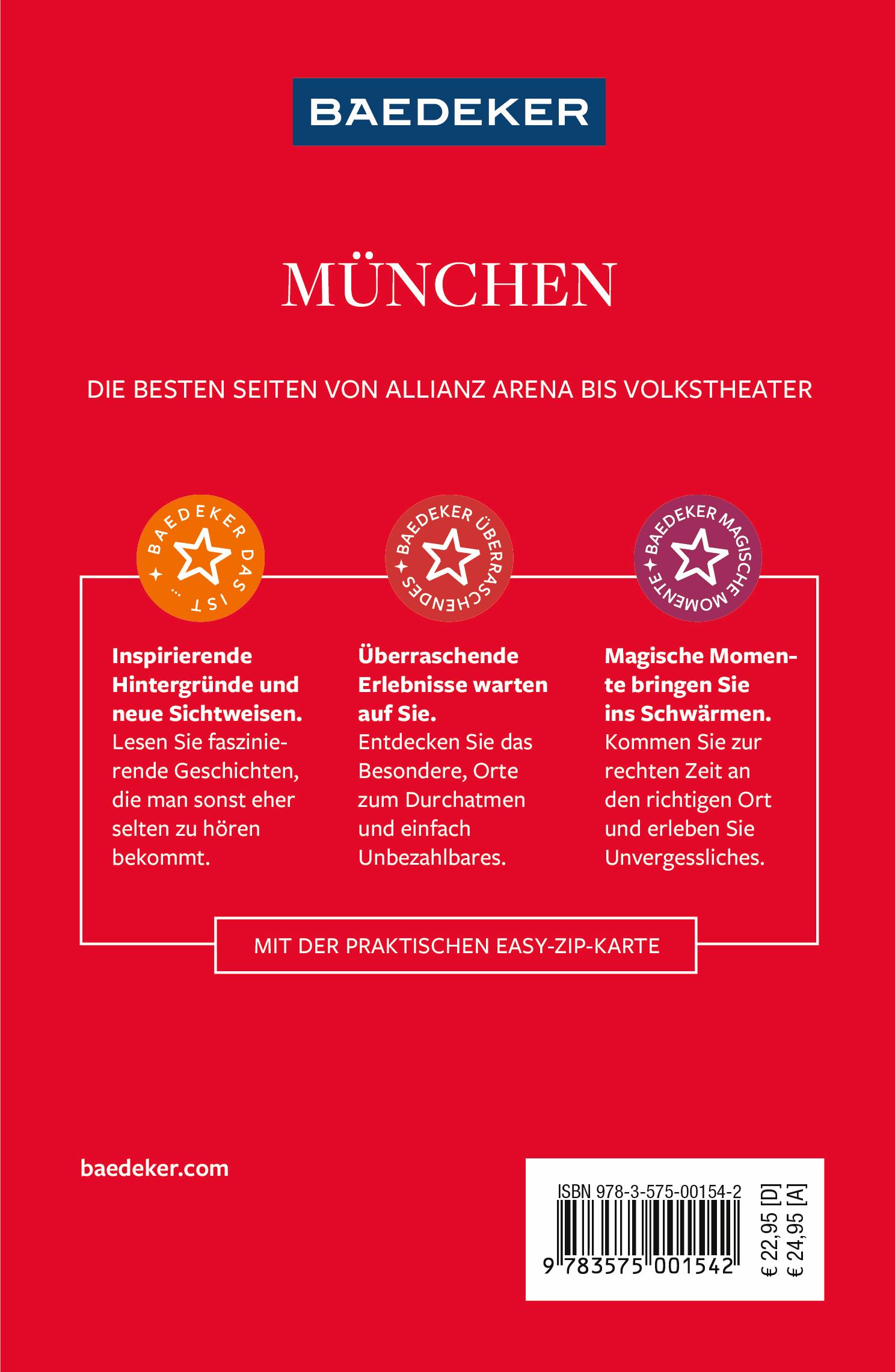 Rückseitencover Baedeker Reiseführer München