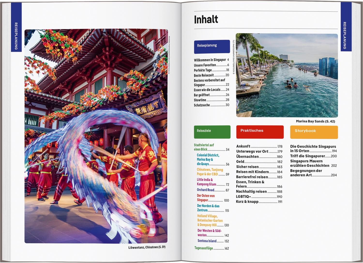 Beispielinhalt (Bild) LONELY PLANET Reiseführer Singapur