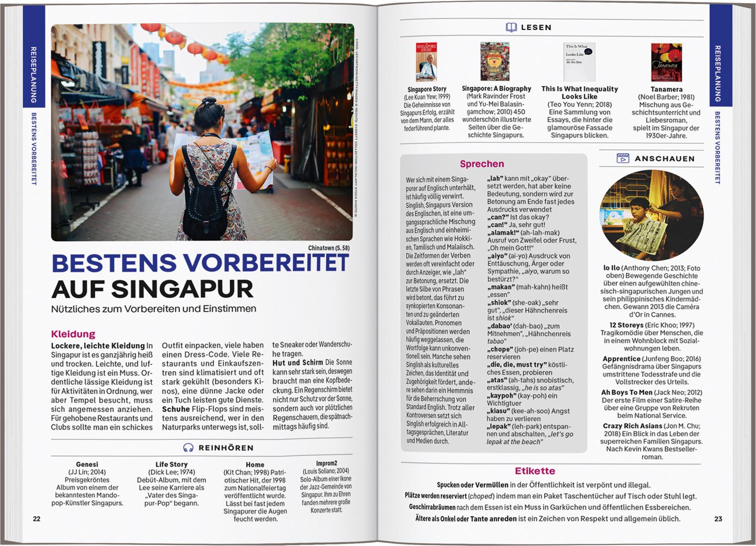 Beispielinhalt (Bild) LONELY PLANET Reiseführer Singapur