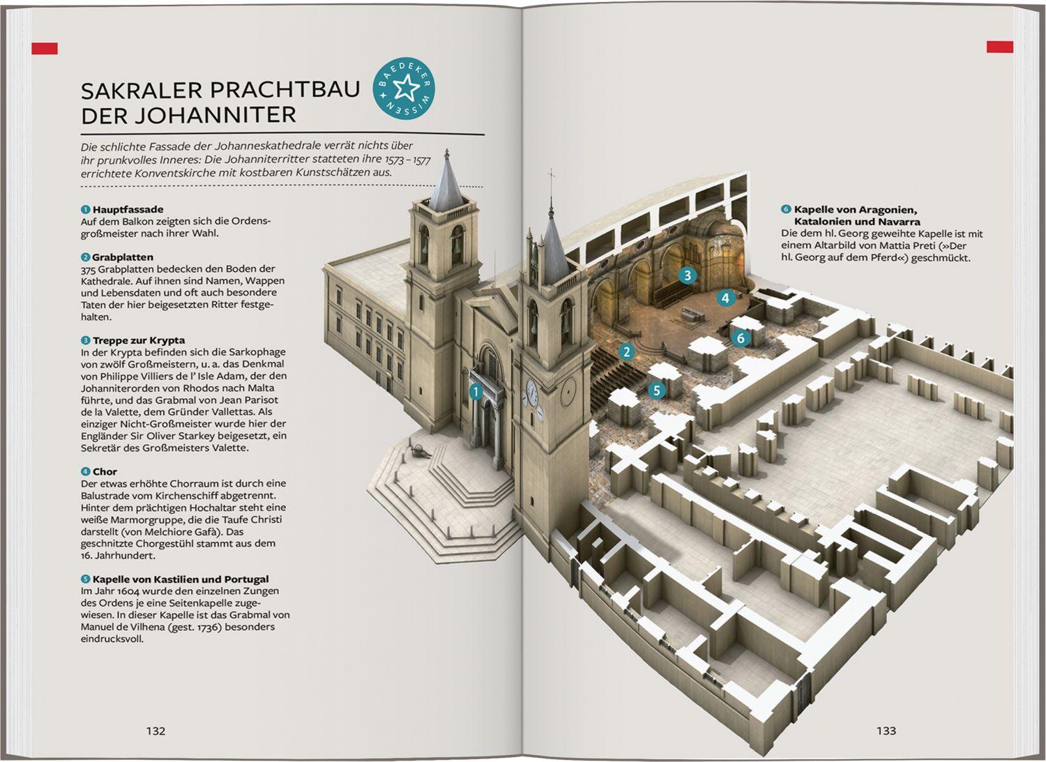 Beispielinhalt (Bild) Baedeker Reiseführer Malta, Gozo, Comino