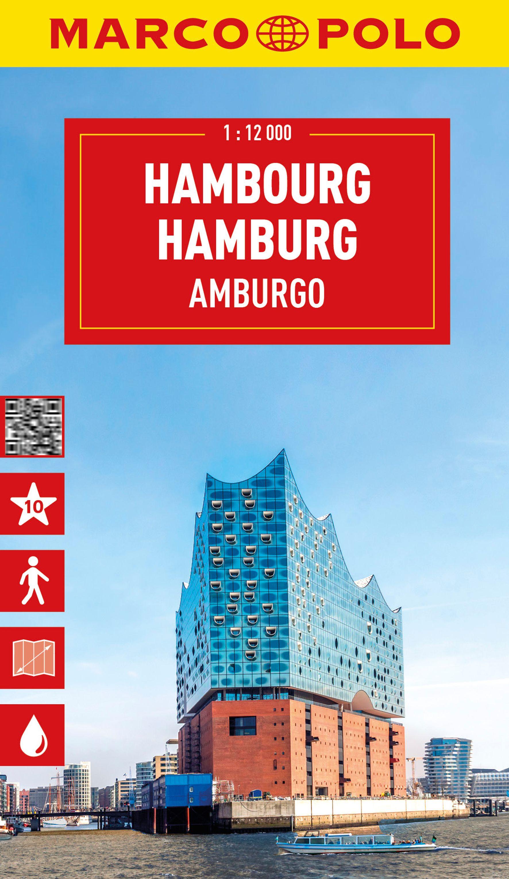Vorderes Coverbild MARCO POLO Cityplan Hamburg 1:12.000